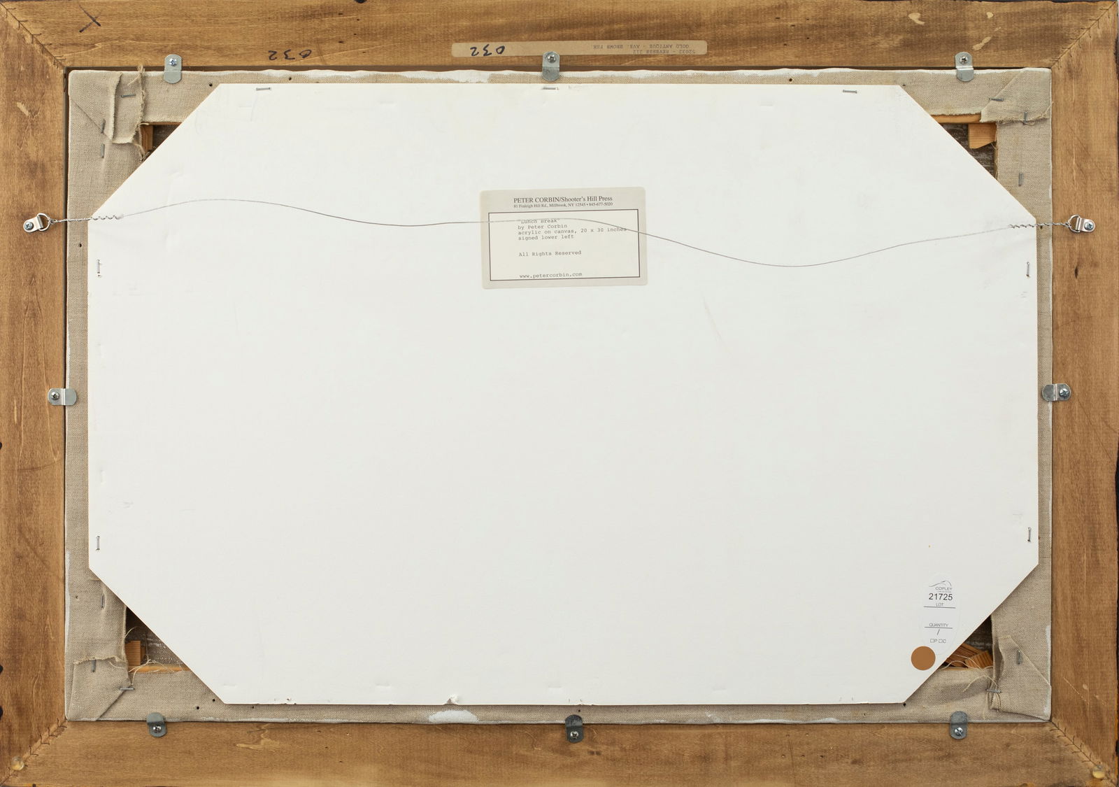 Peter Corbin (b. 1945), Lunch Break - 3