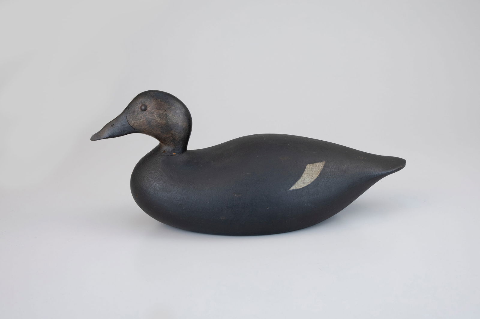 Exceedingly Rare White-Winged Scoter by Joseph W. Lincoln (1859-1938): Exceedingly Rare White-Winged Scoter Joseph W. Lincoln (1859-1938) Accord, MA, c. 1910 17 in. long The rarity of this refined scoter model is significant, with possibly only three other examples