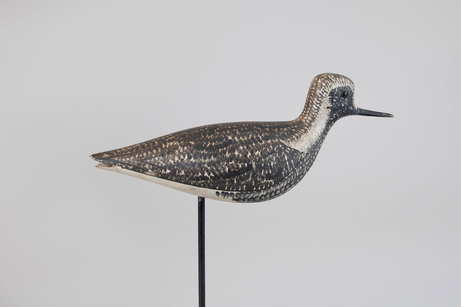 Black-Bellied Plover by George Boyd (1873-1941): Black-Bellied Plover George Boyd (1873-1941) Seabrook, NH, c. 1910 11 in. long This black-bellied plover in breeding plumage exhibits fine feather paint detail, good patina, shoe-button eyes, and a Go