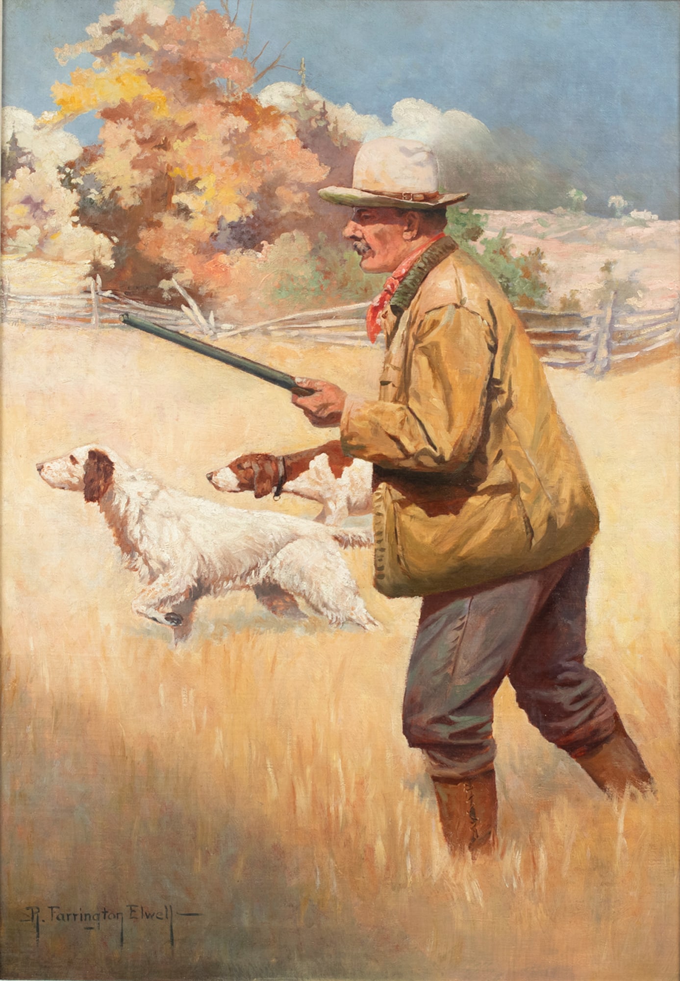 Robert Farrington Elwell (1874-1962), Out Shooting (1 of 5)