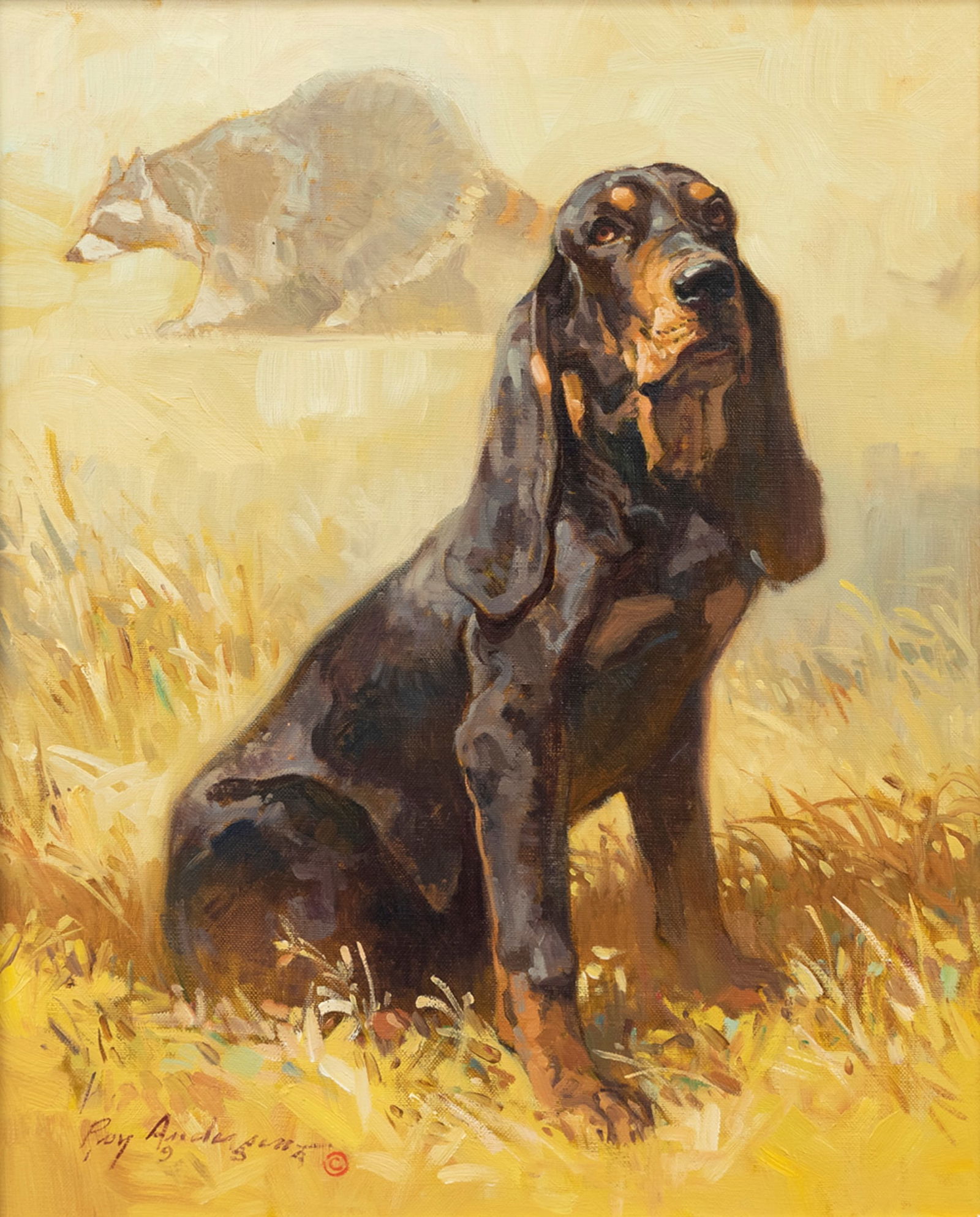 Roy Anderson (1930-2019), Someday: Roy Anderson (1930-2019) Someday, 1984 signed and dated "Roy Anderson 1984" lower left oil on canvas, 20 by 16 in. In this painting, the artist captures the charming dream of a determined black and