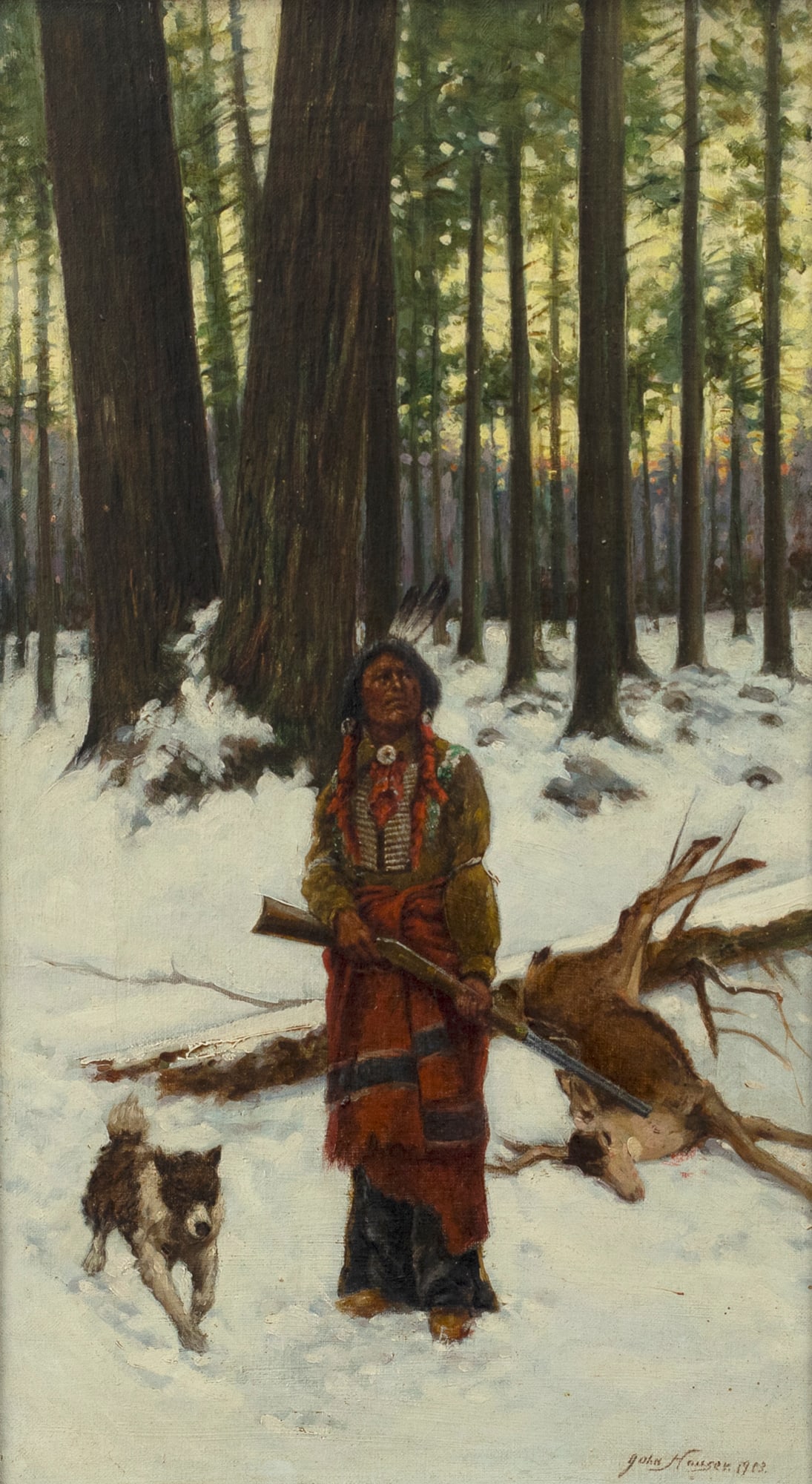 John Hauser (1859-1913), Another Successful Shot (1 of 3)