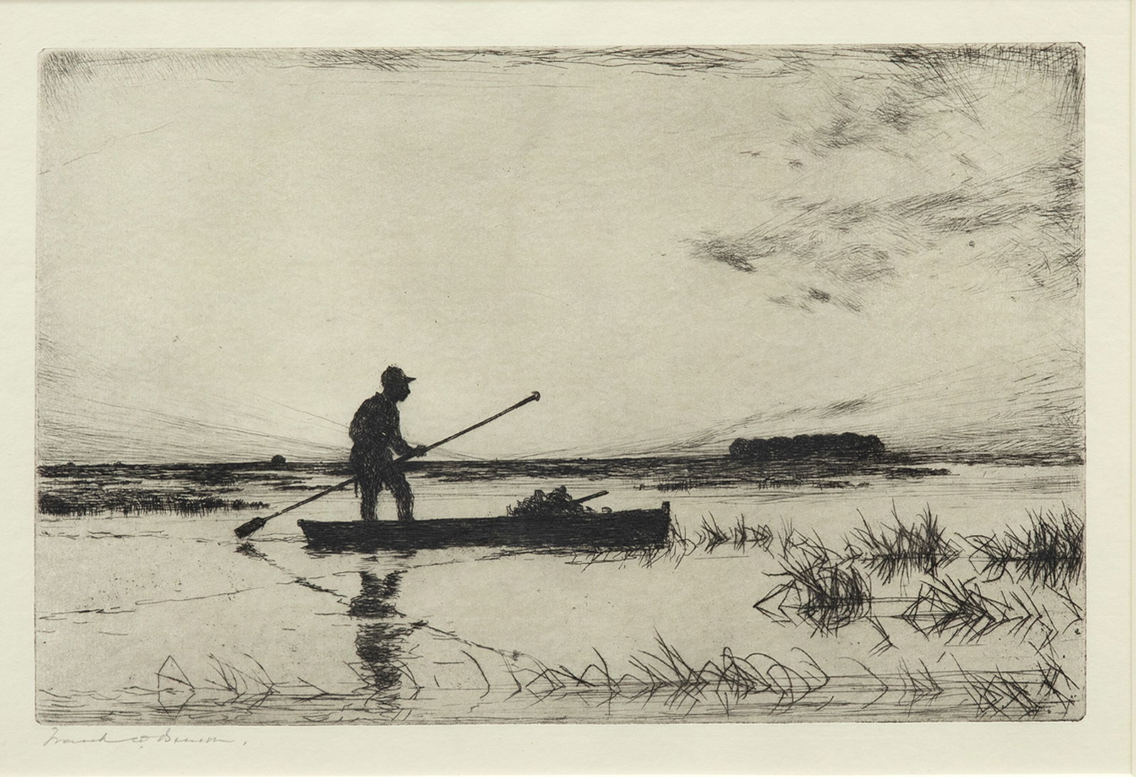 Frank W. Benson (1862-1951), The Punter (1 of 3)