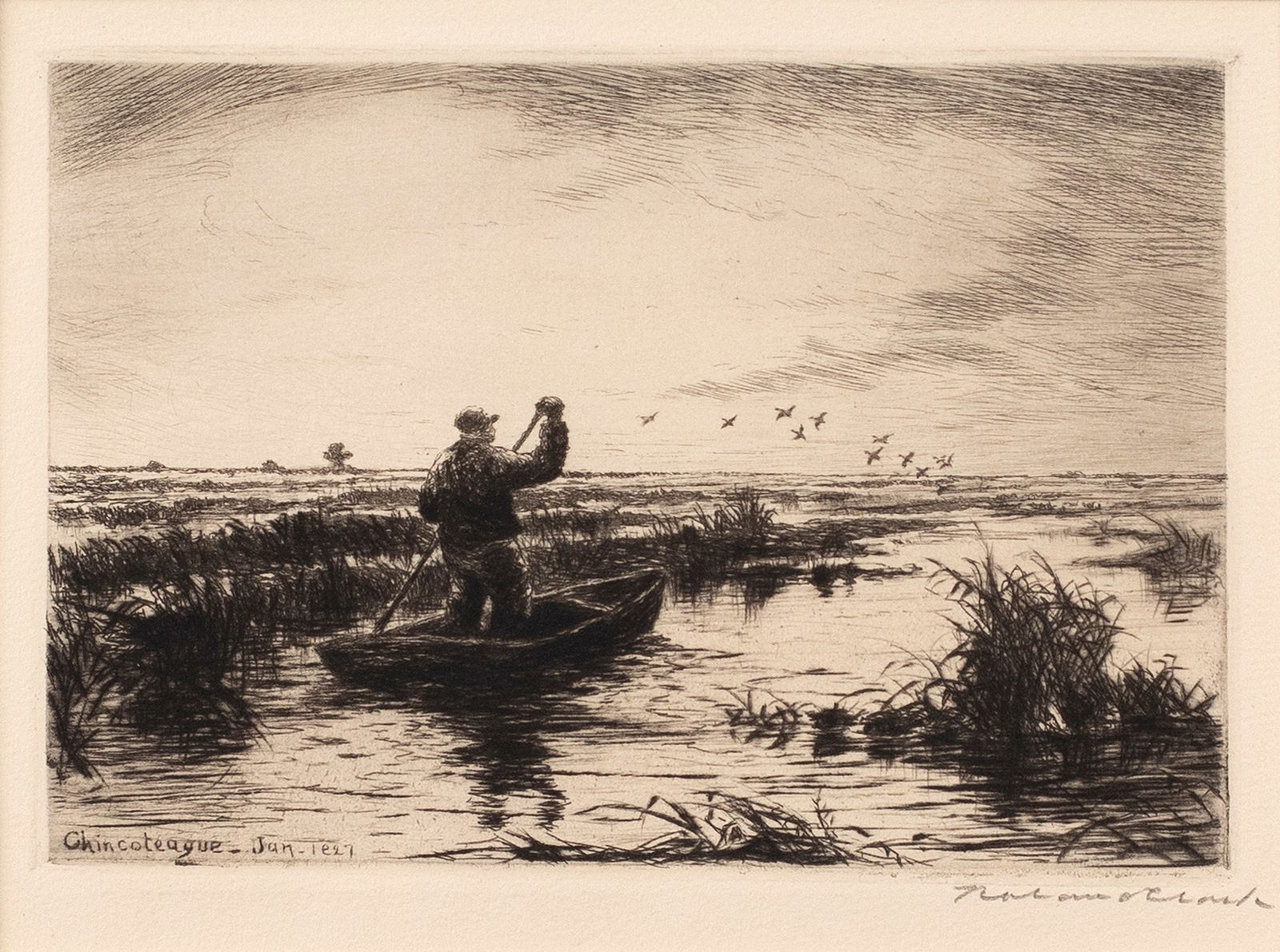 Roland Clark (1874-1957), Chincoteague Marshes (1 of 3)