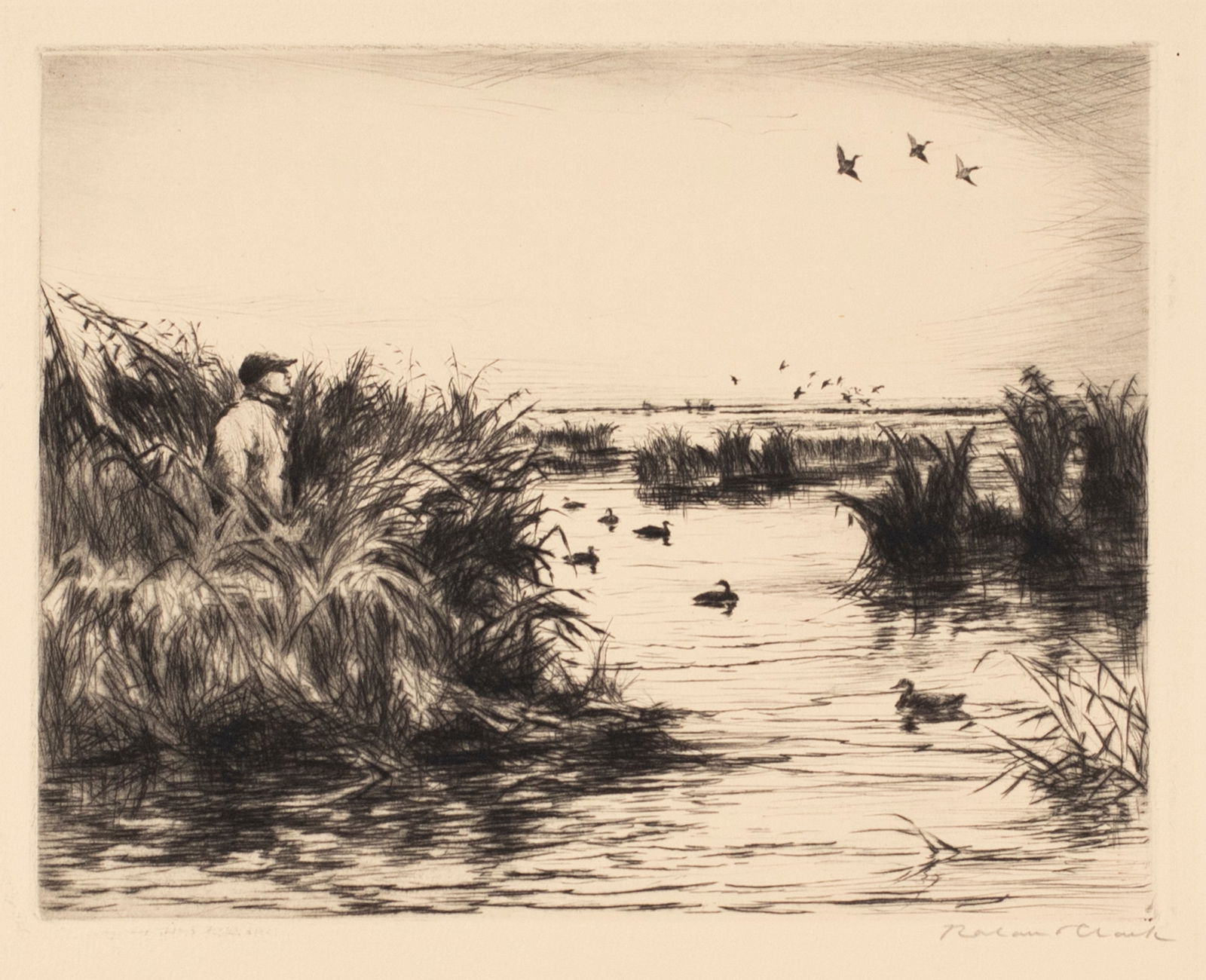 Roland Clark (1874-1957), Bluebird Weather (1 of 3)