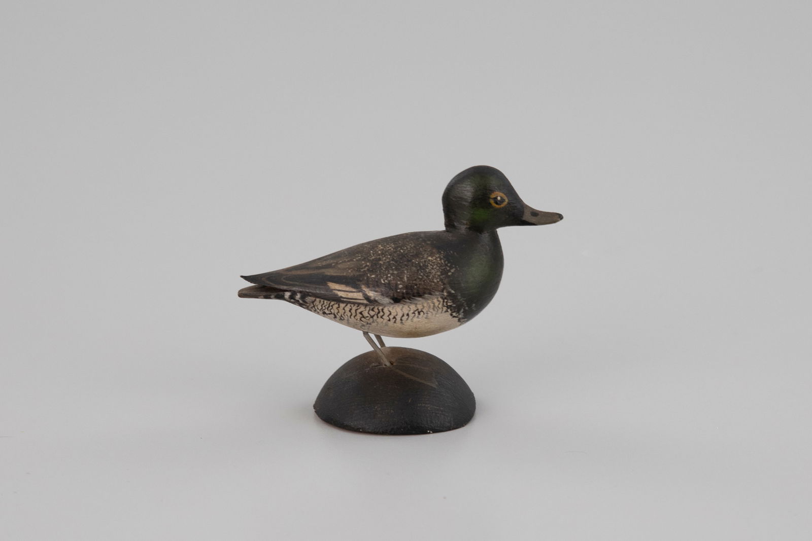 Miniature Bluebill Drake by A. Elmer Crowell (1862-1952) (1 of 5)