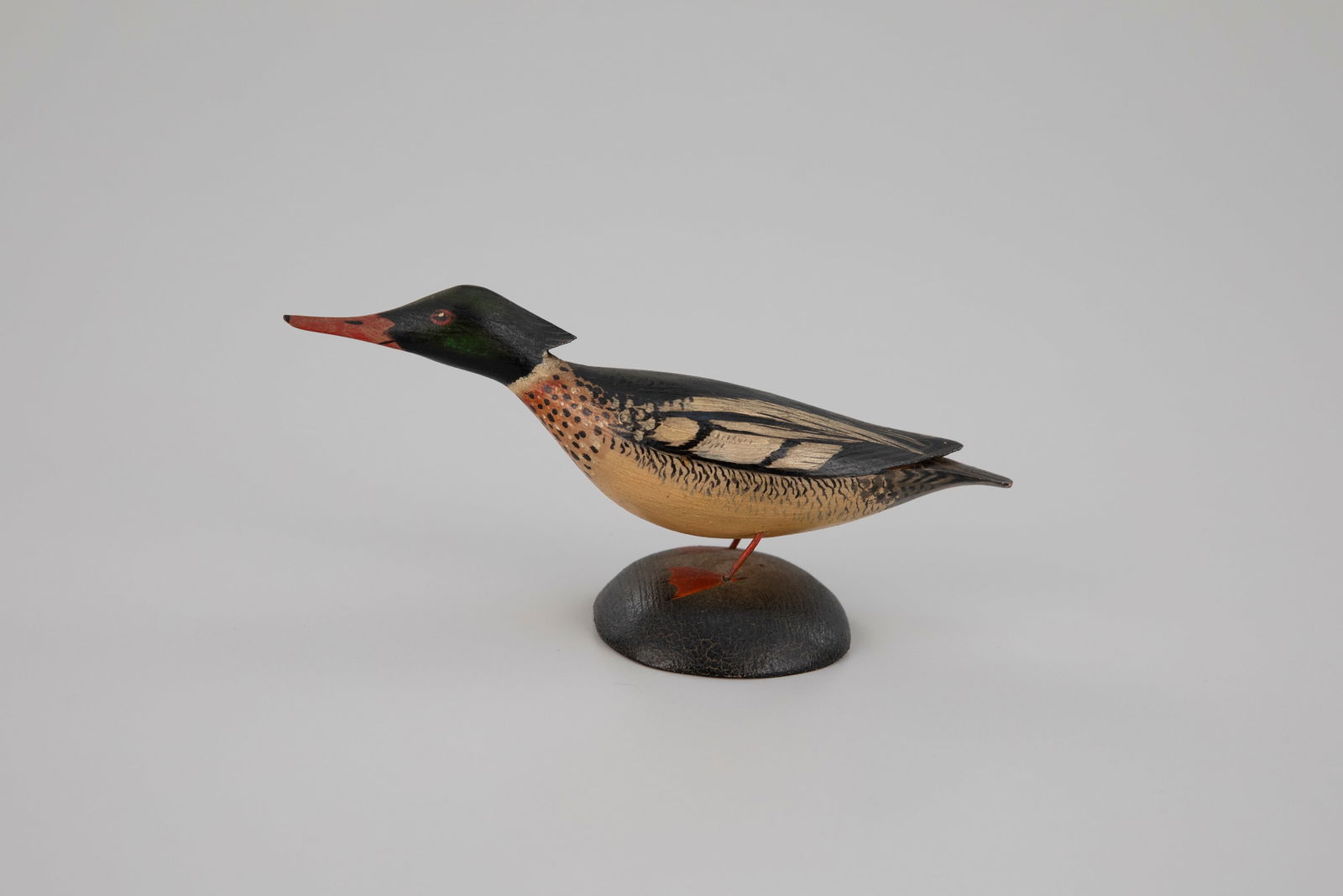 Miniature Reaching Merganser by A. Elmer Crowell (1862-1952) (1 of 5)