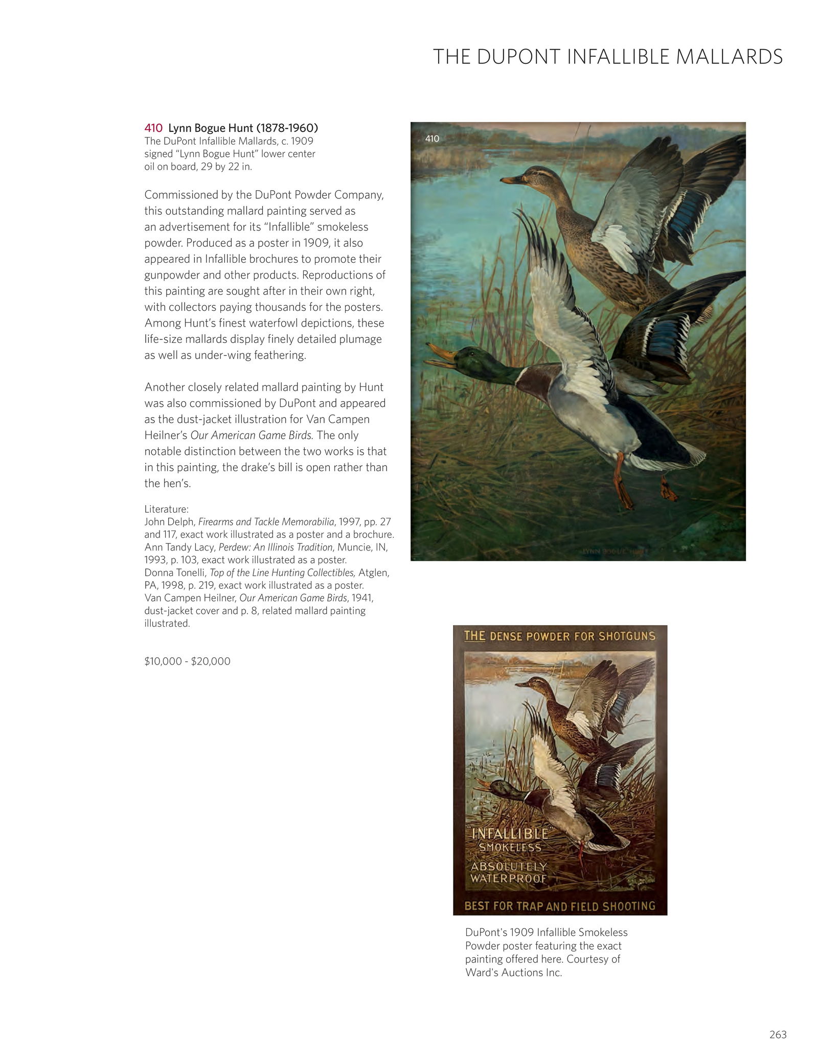 Lynn Bogue Hunt (1878-1960), The DuPont Infallible Mallards - 4