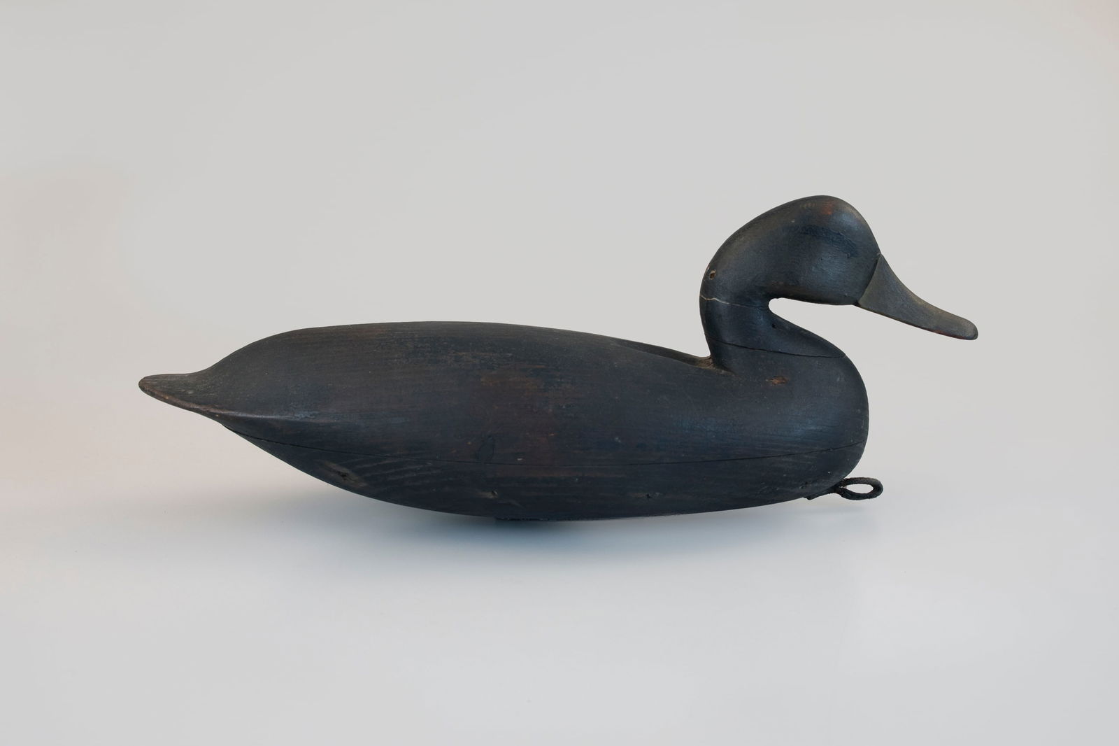 Black Duck by Charles Birch (1867-1956): Black Duck Charles Birch (1867-1956) Willis Wharf, VA, c. 1910 17 in. long This hollow decoy shows Birch at his best. Fleckenstein agreed and discusses it in his "Southern Decoys" book. The weight