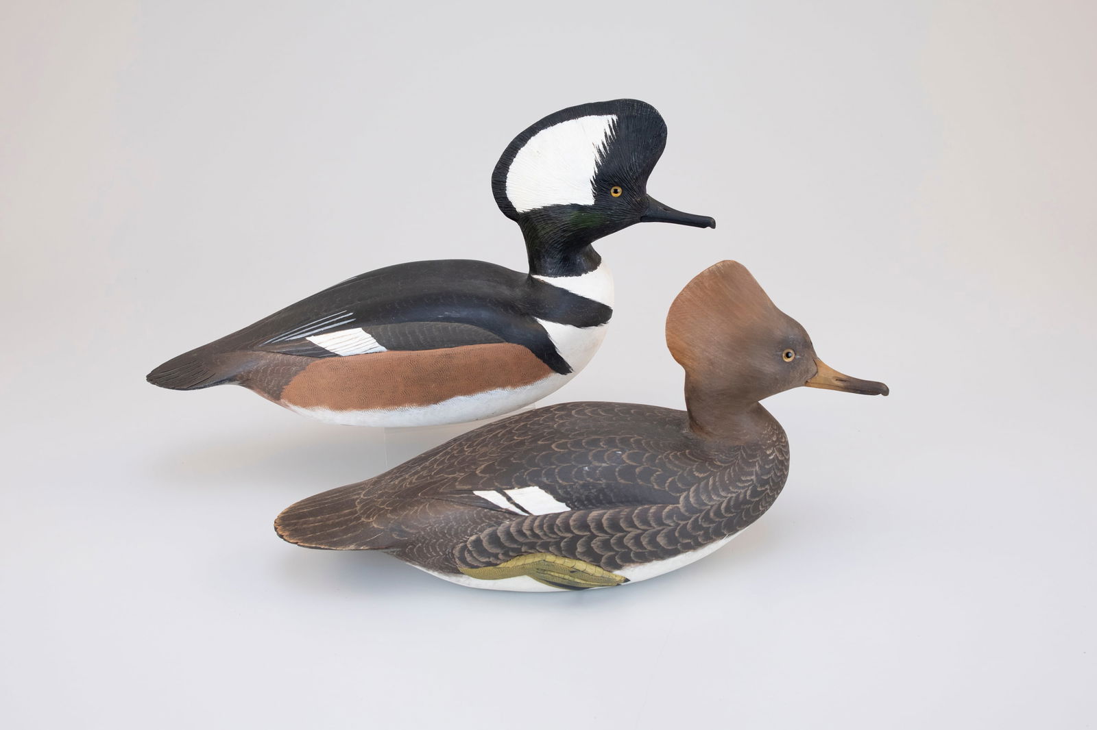 Hooded Merganser Pair by James "Corb" Reed (1897-1987) (1 of 5)