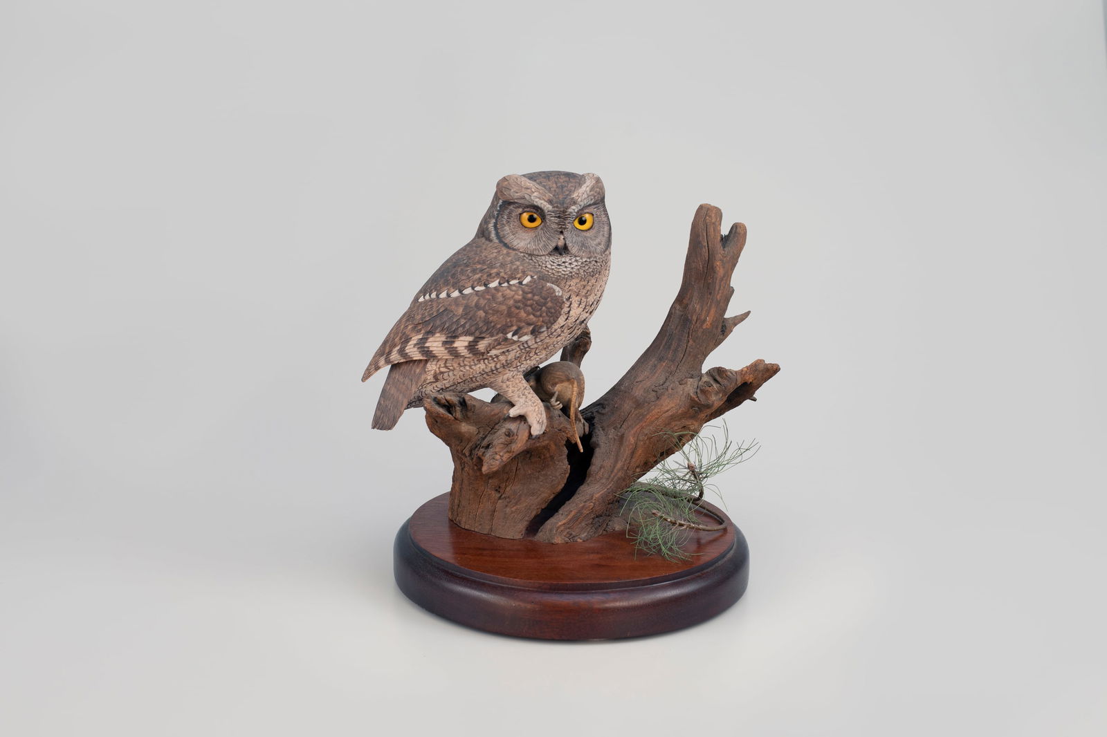 Screech Owl with Mouse by Floyd Scholz (b. 1958) (1 of 5)