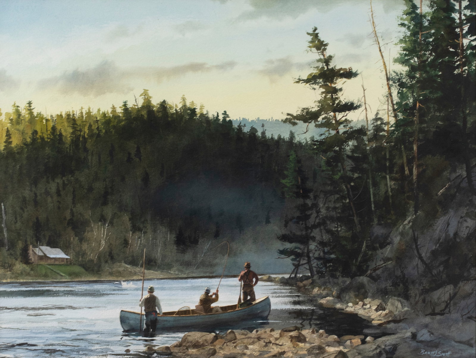 Brett James Smith (b. 1958), Last Catch of the Day (1 of 3)