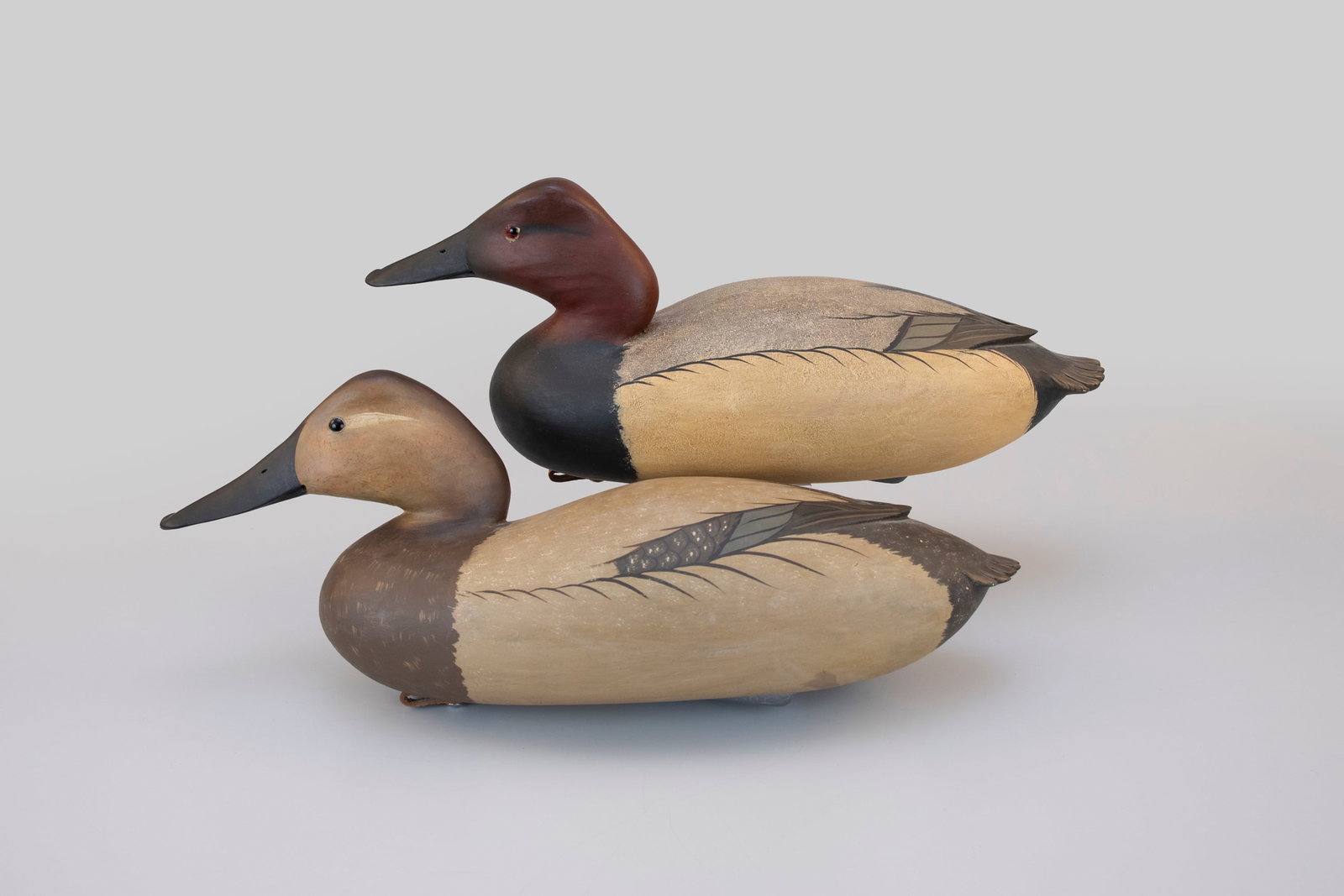 Canvasback Decoy Pair, Robert "Bob" White (b. 1939) (1 of 5)