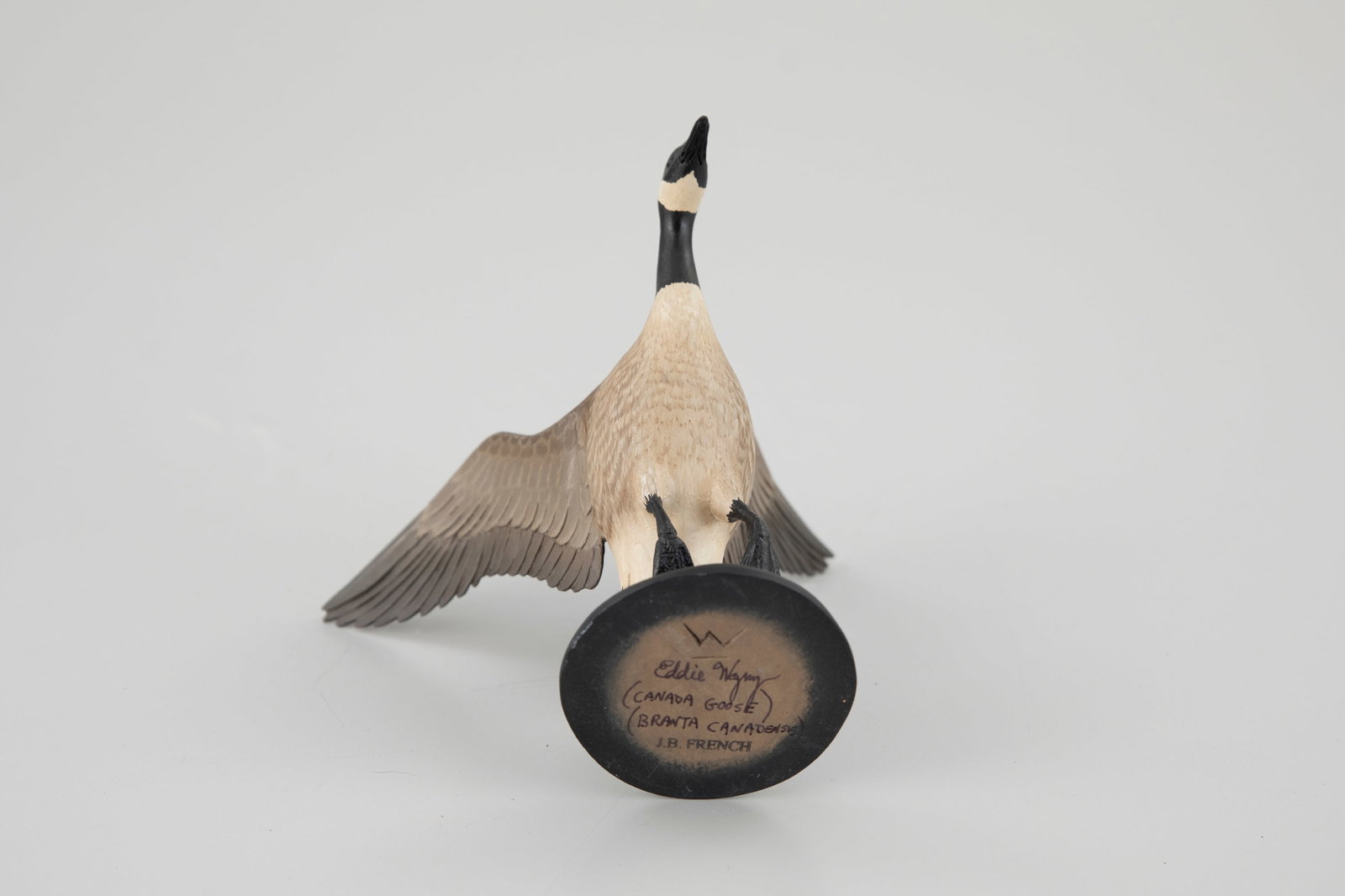 Outstanding Miniature Flying Goose Carving, Eddie Wozny (b. 1959) - 4