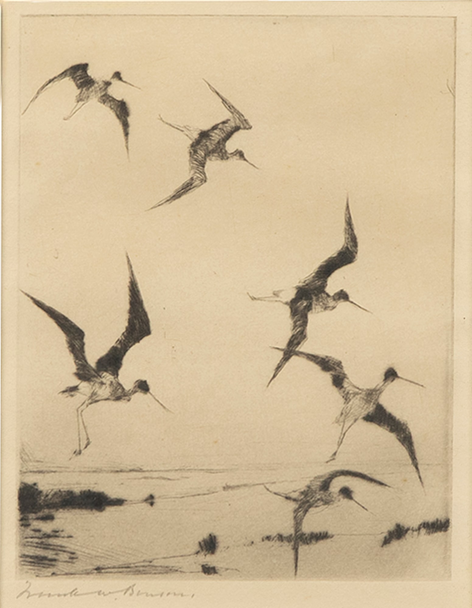 Frank W. Benson (1862-1951), Summer Yellowlegs (1 of 3)