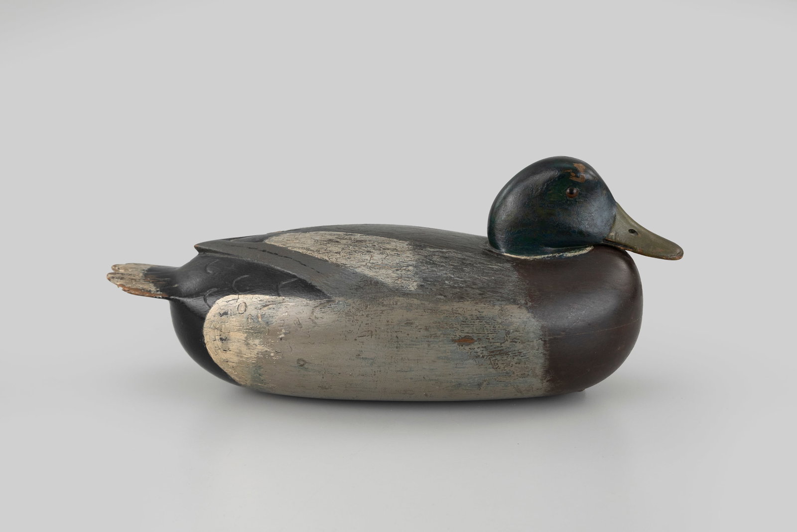 Rare Winter Rig Mallard Decoy, Dan English (1883-1962) (1 of 5)