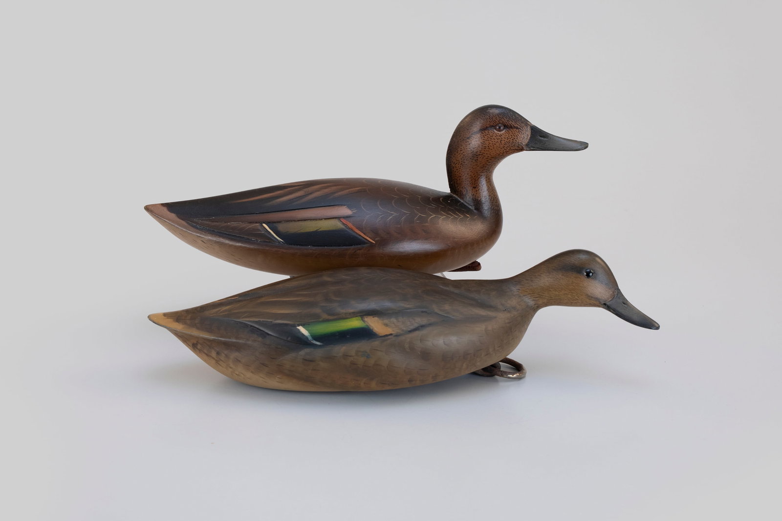Green-Winged Teal Decoy Pair, Sean Sutton (b. 1967) (1 of 5)