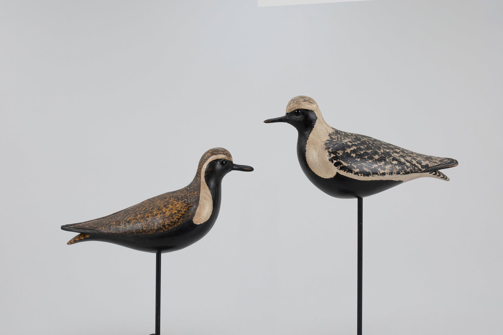 Two Plover Decoys, Steve Morey (1946-2014) (1 of 5)