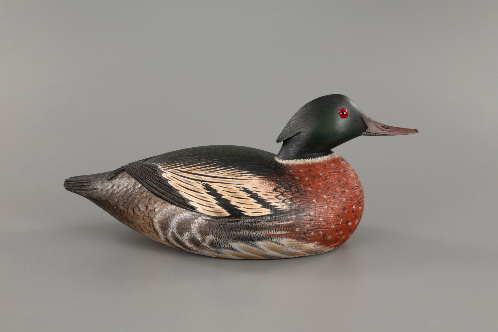 Crowell-Style Merganser Decoy, Byron N. Bruffee (b. 1967) (1 of 5)