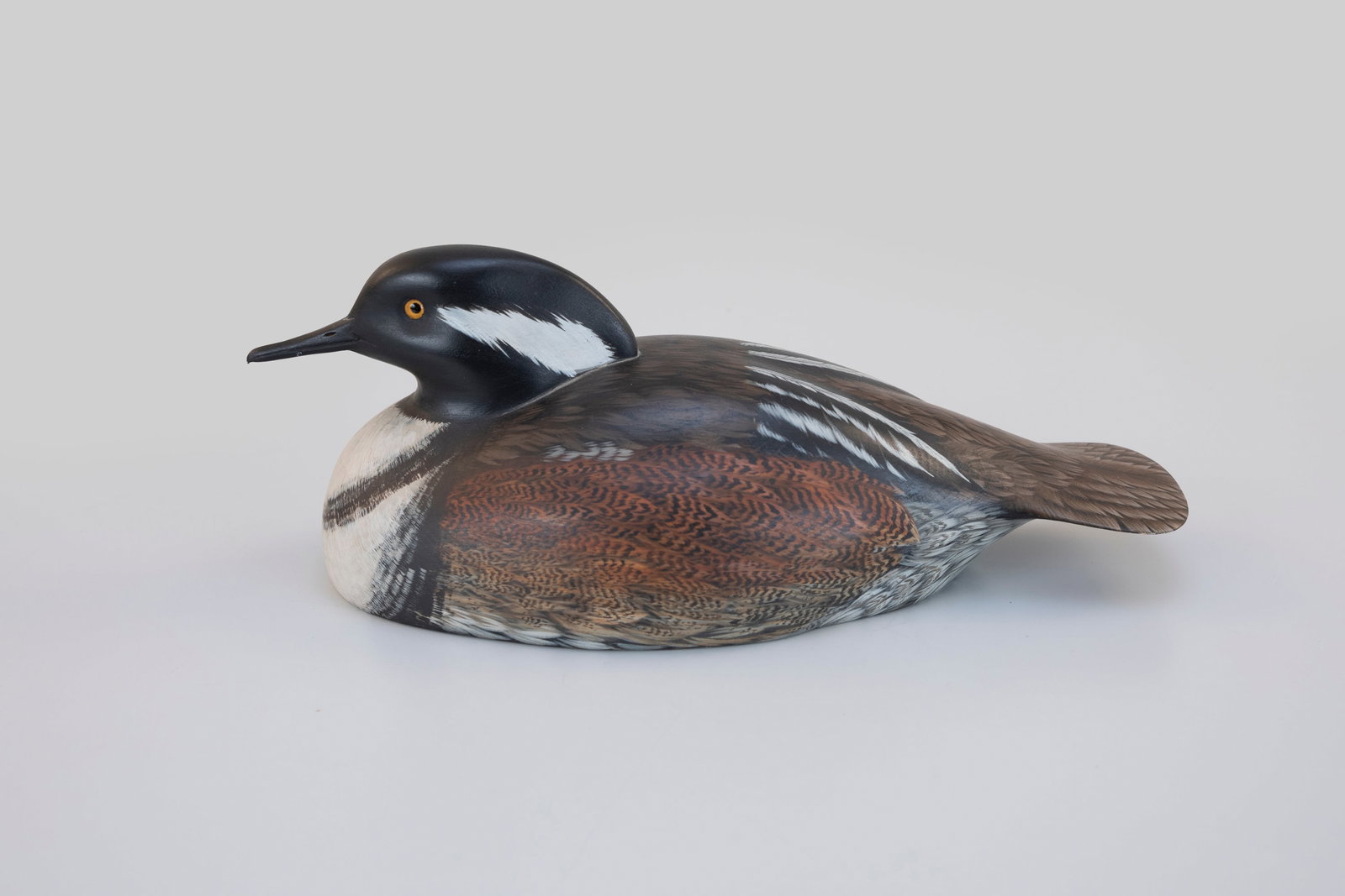 Hooded Merganser Decoy, Keith Mueller (b. 1956) (1 of 5)
