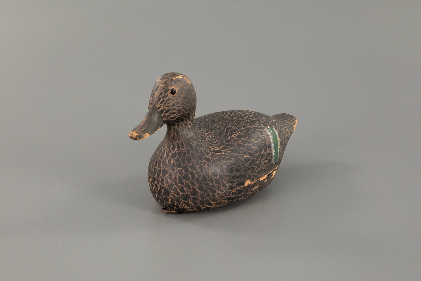 Scratch-Painted Teal Decoy, - 5
