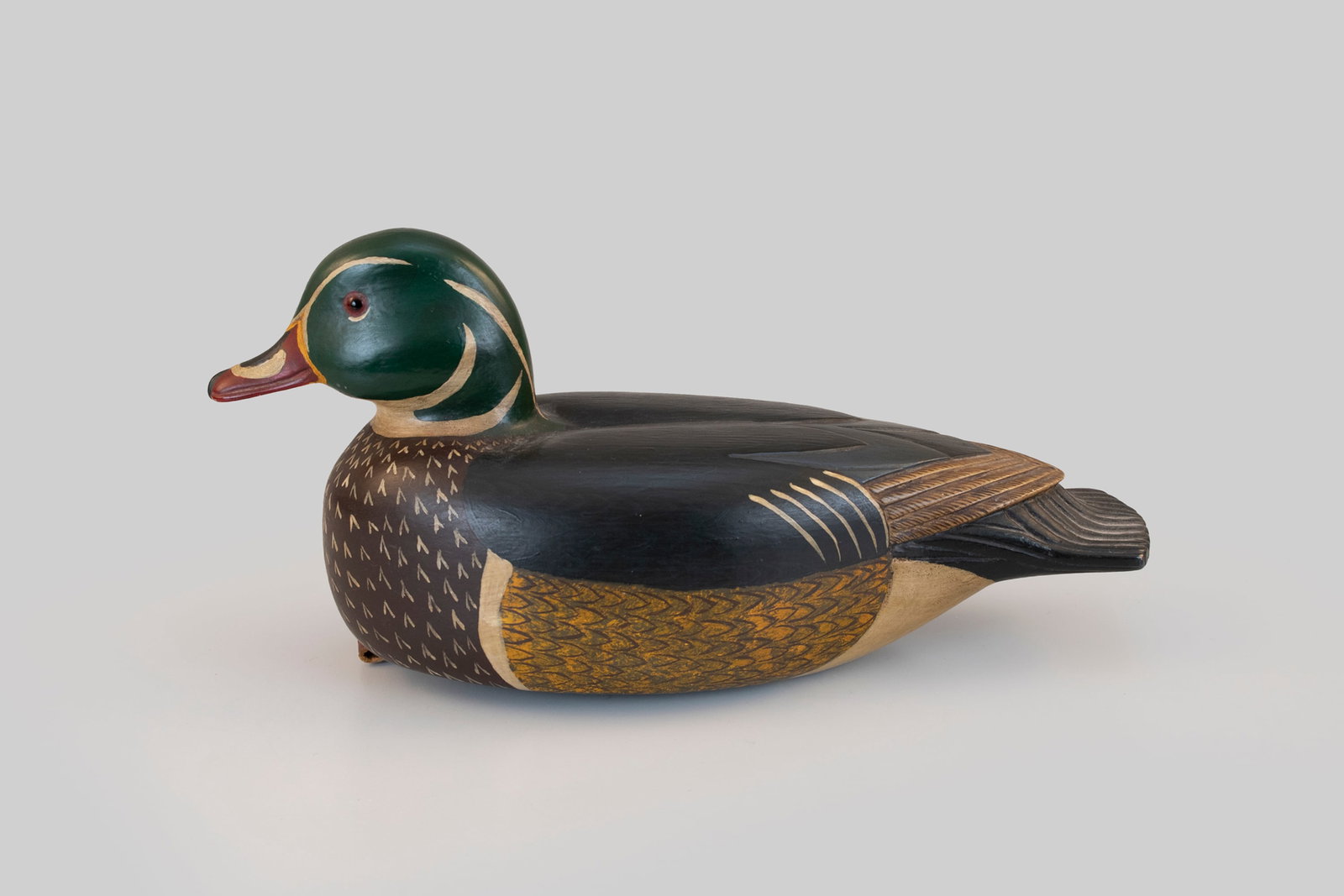 Rare Wood Duck Decoy, Charles L. Allen (1893-1985) (1 of 5)