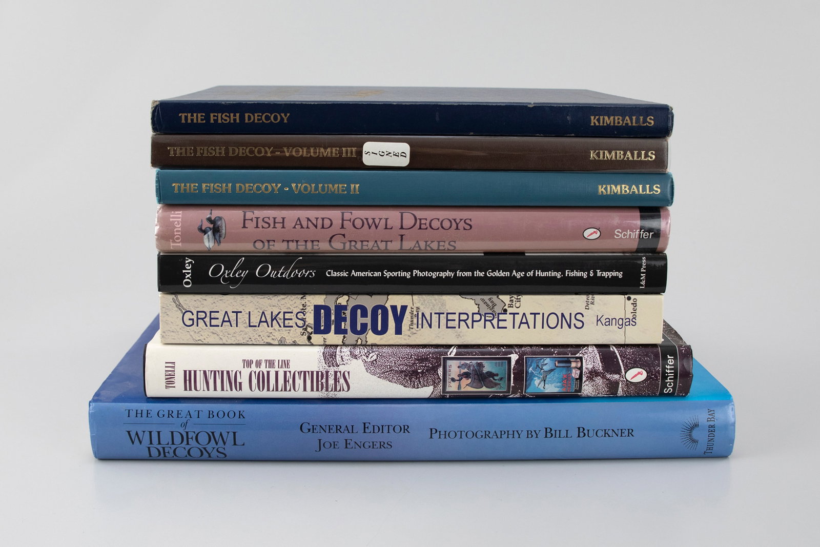 Eight Sporting and Decoy Books (1 of 2)