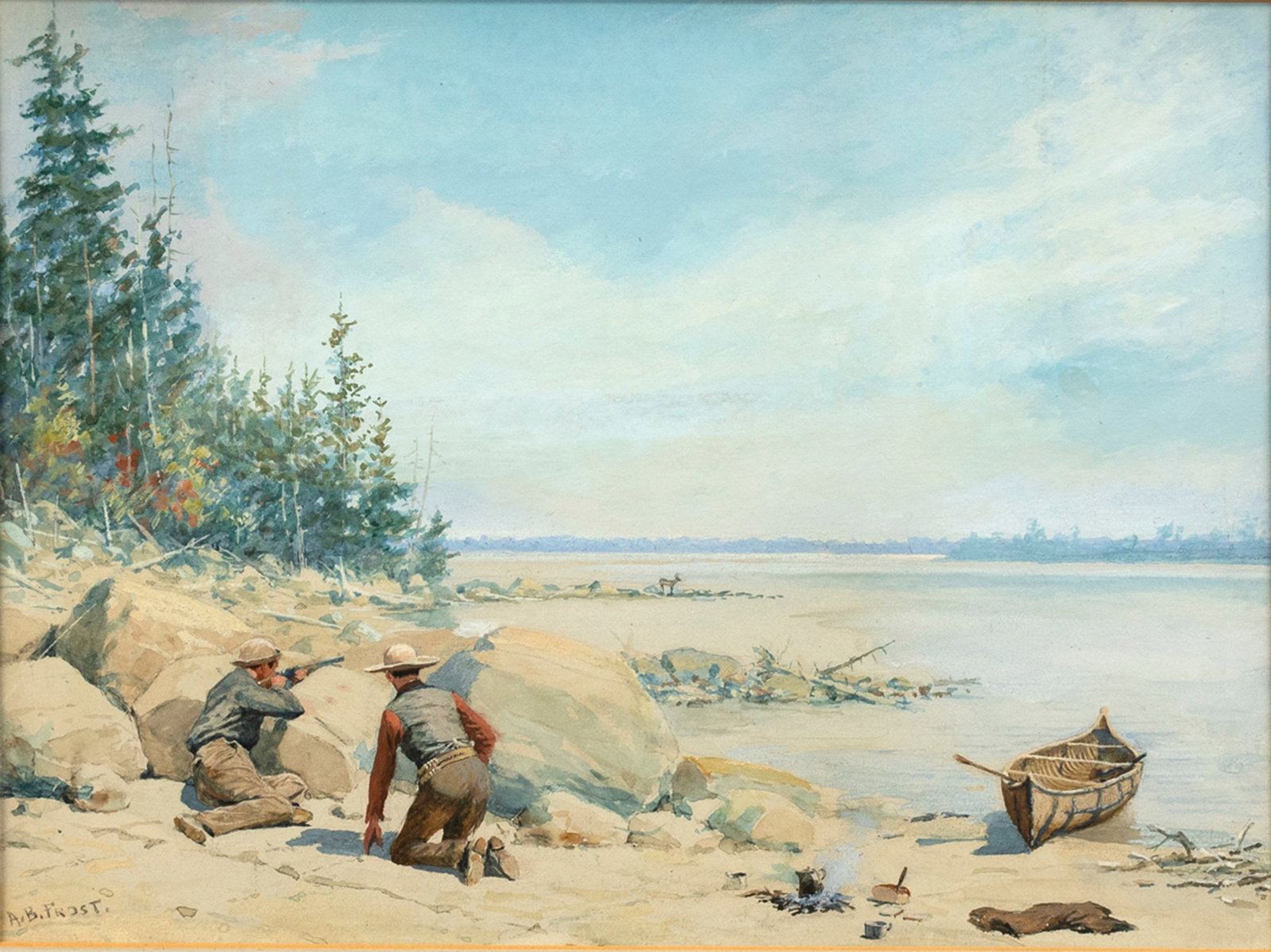 Arthur Burdett Frost (1851-1928), An Unexpected Chance (1 of 5)