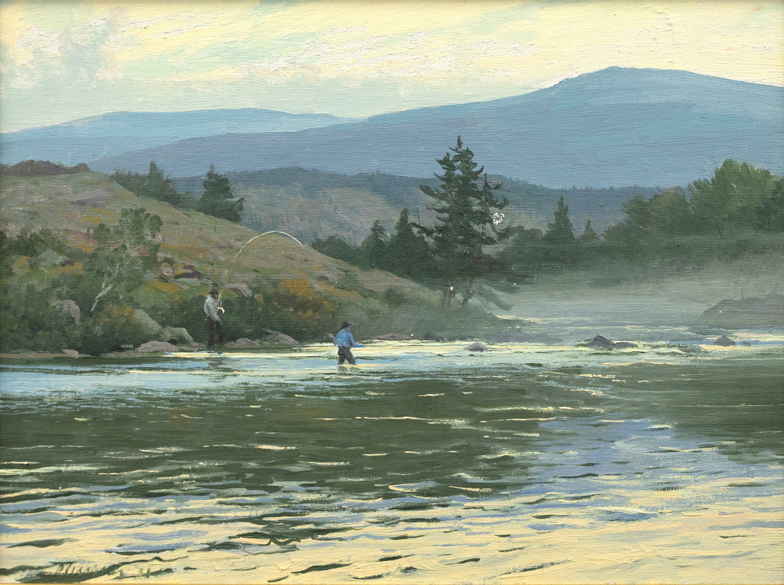 Ogden M. Pleissner (1905-1983), Upper Margaree River - Cape Breton (1 of 4)