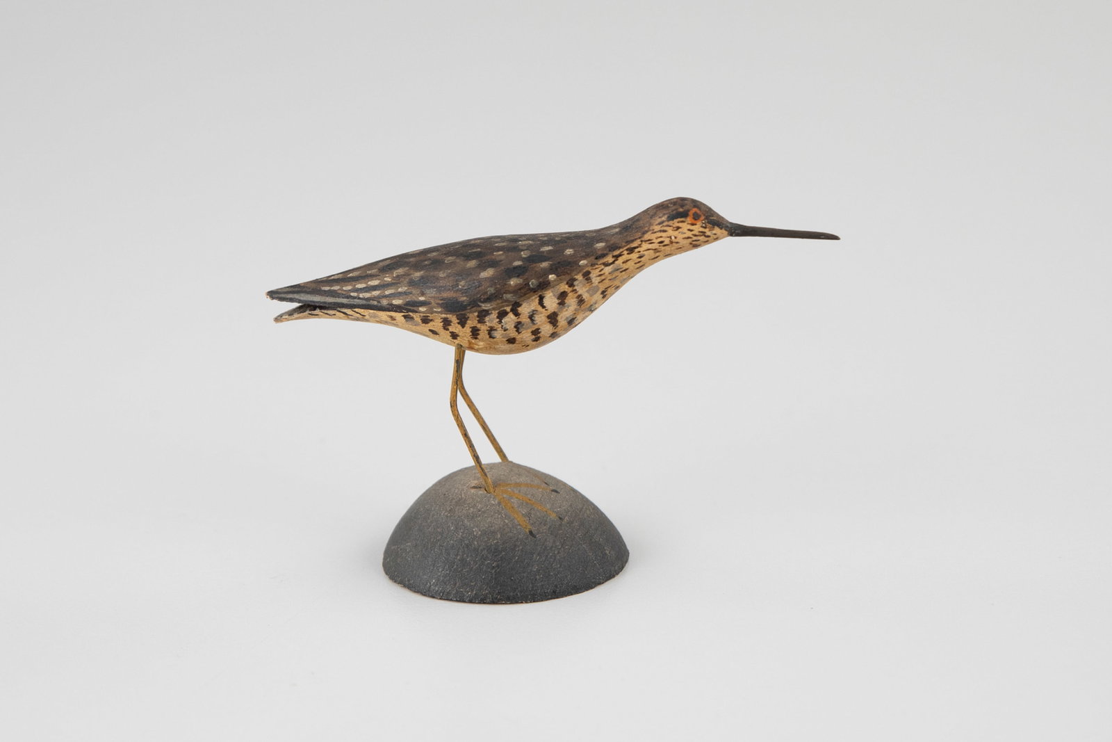Miniature Running Yellowlegs by A. Elmer Crowell (1862-1952) (1 of 5)