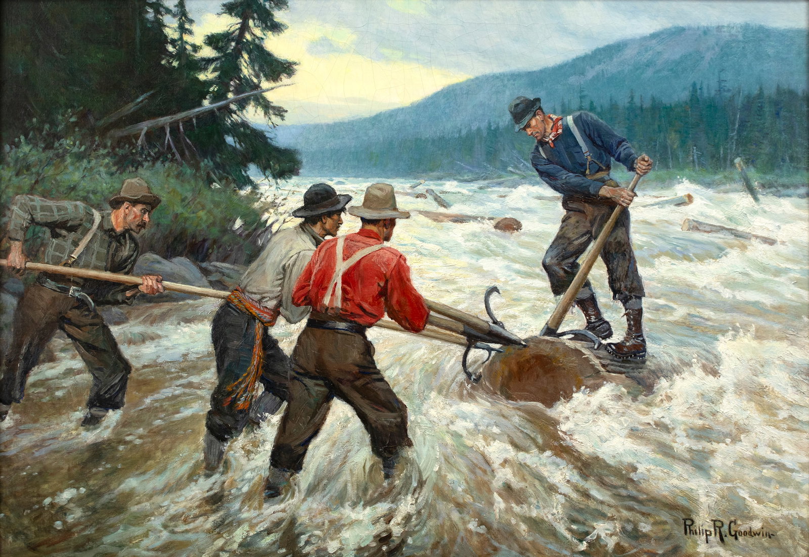 Philip R. Goodwin (1881-1935), The Spring Drive (1 of 4)