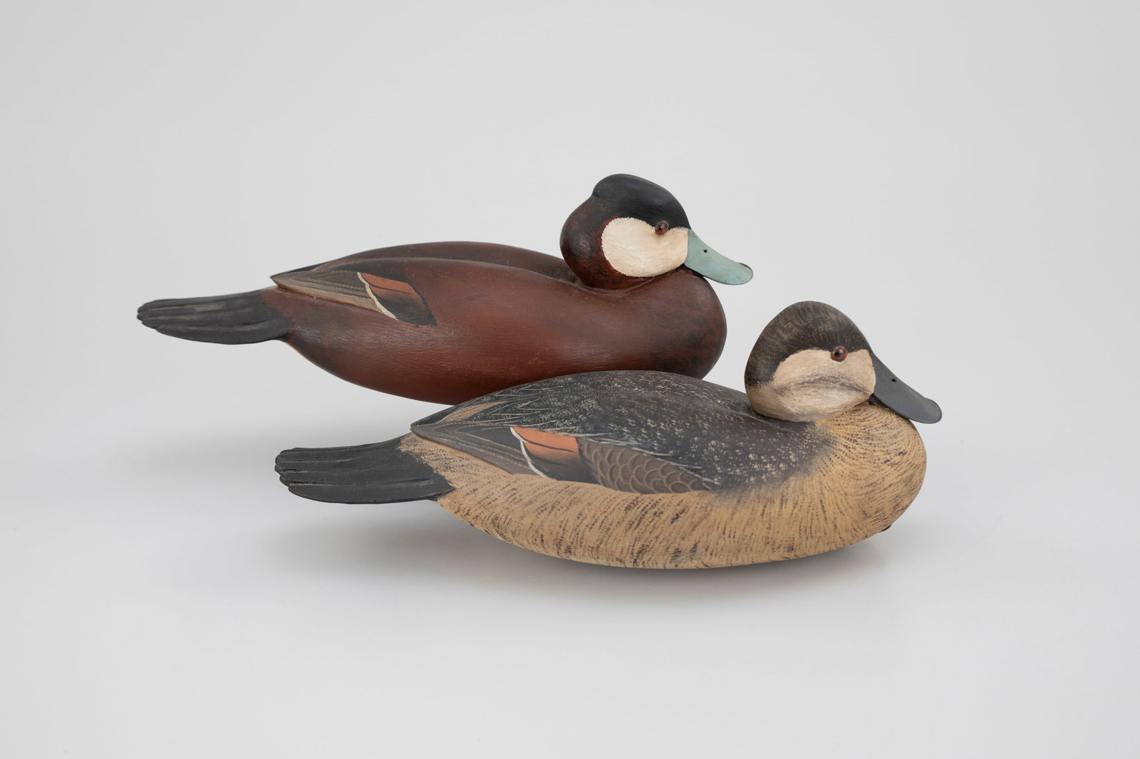 Ruddy Duck Pair by Robert "Bob" White (b. 1939) (1 of 5)