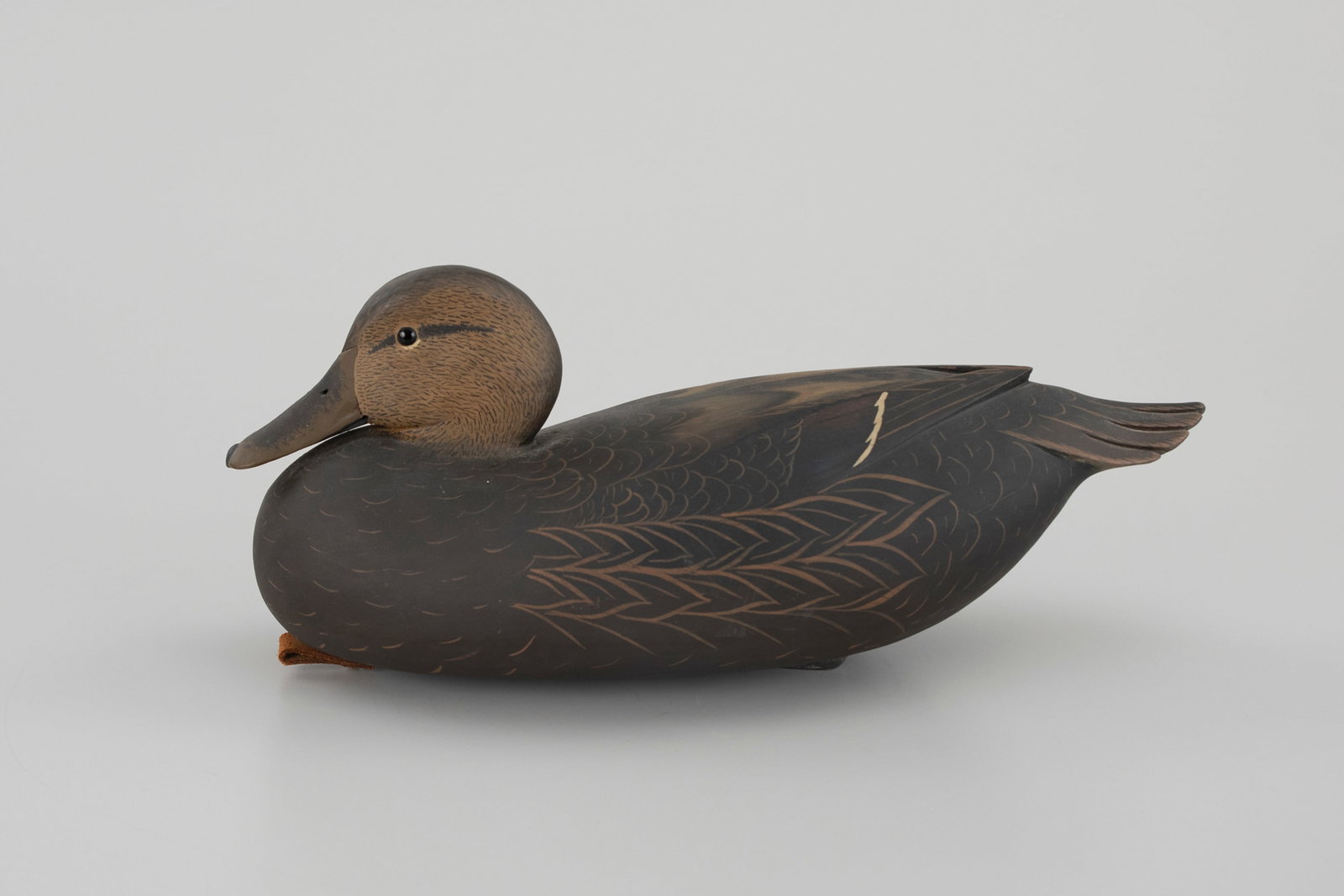 Snuggle-Head Black Duck by Robert "Bob" White (b. 1939) (1 of 5)