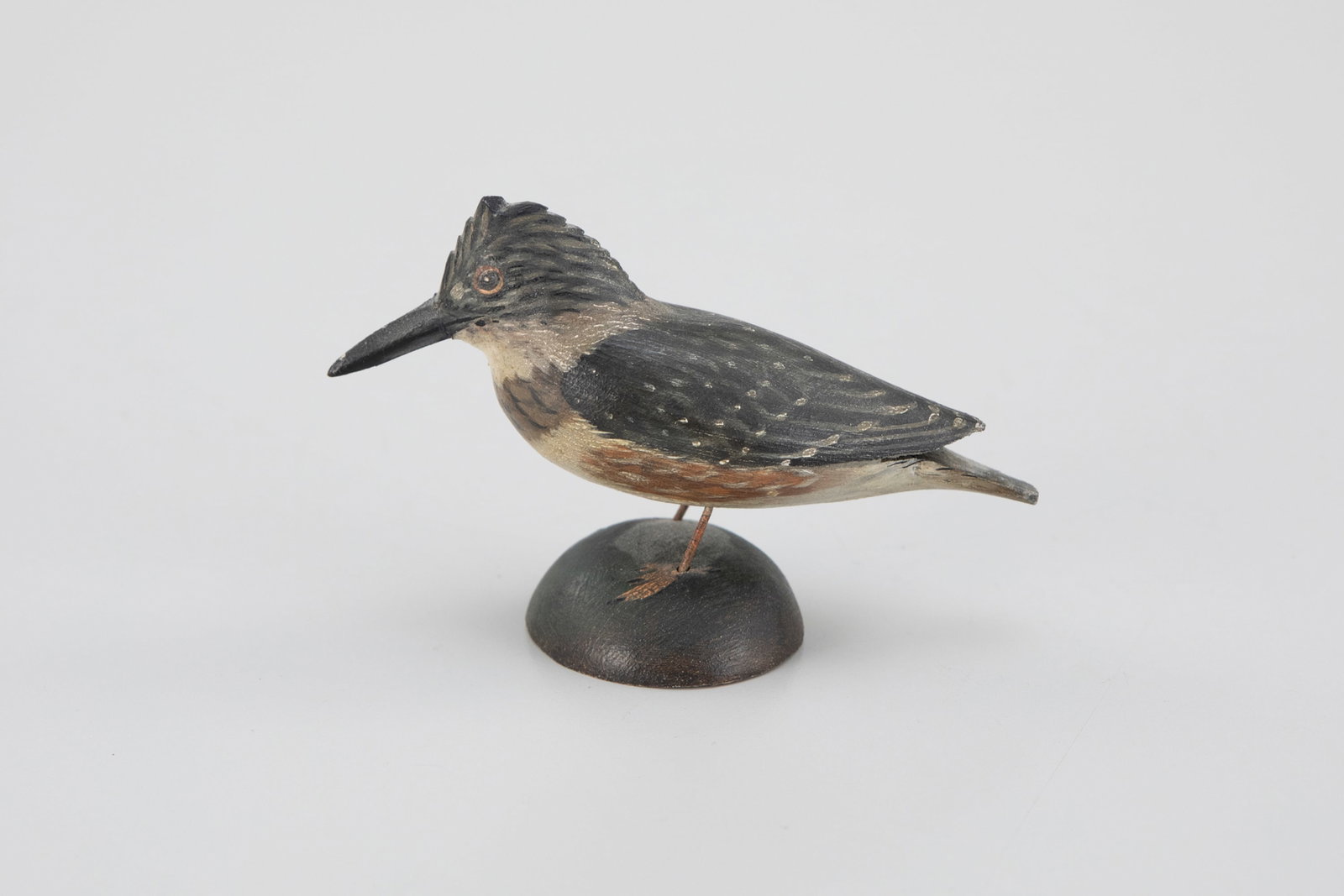 Rare Miniature Kingfisher by A. Elmer Crowell (1862-1952) (1 of 5)