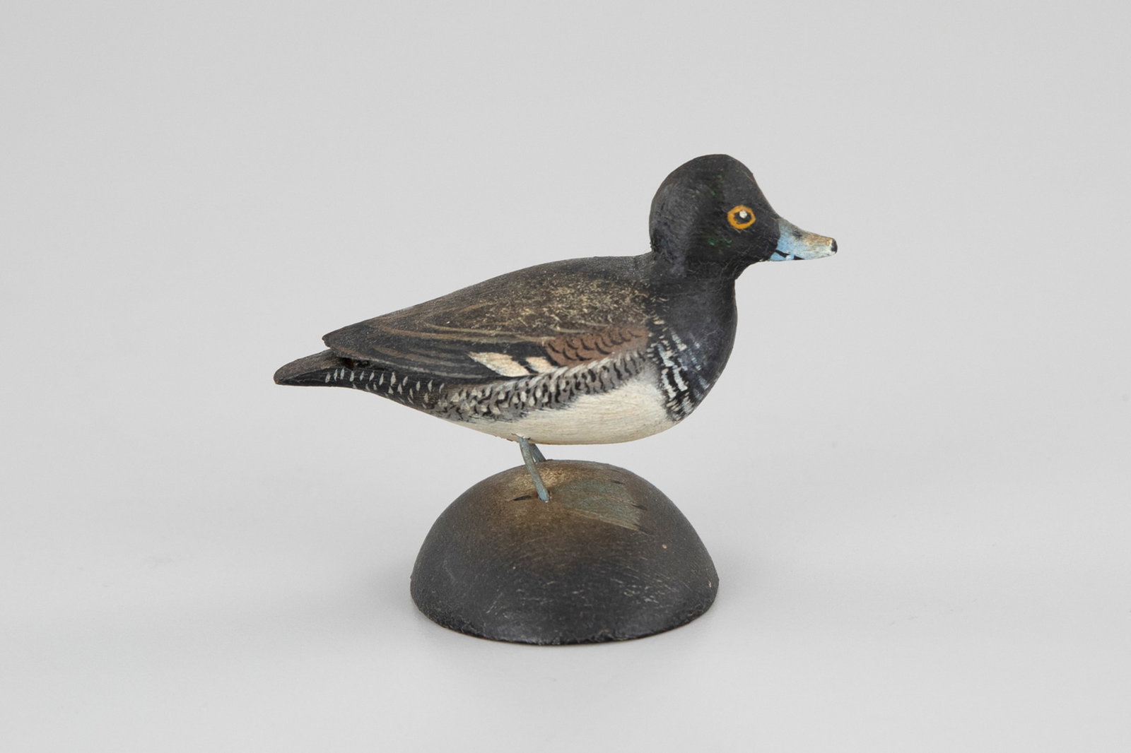 Miniature Bluebill Drake by A. Elmer Crowell (1862-1952) (1 of 6)