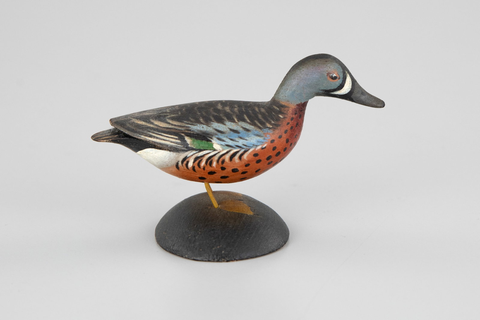 Miniature Blue-Winged Teal Drake by A. Elmer Crowell (1862-1952) (1 of 6)