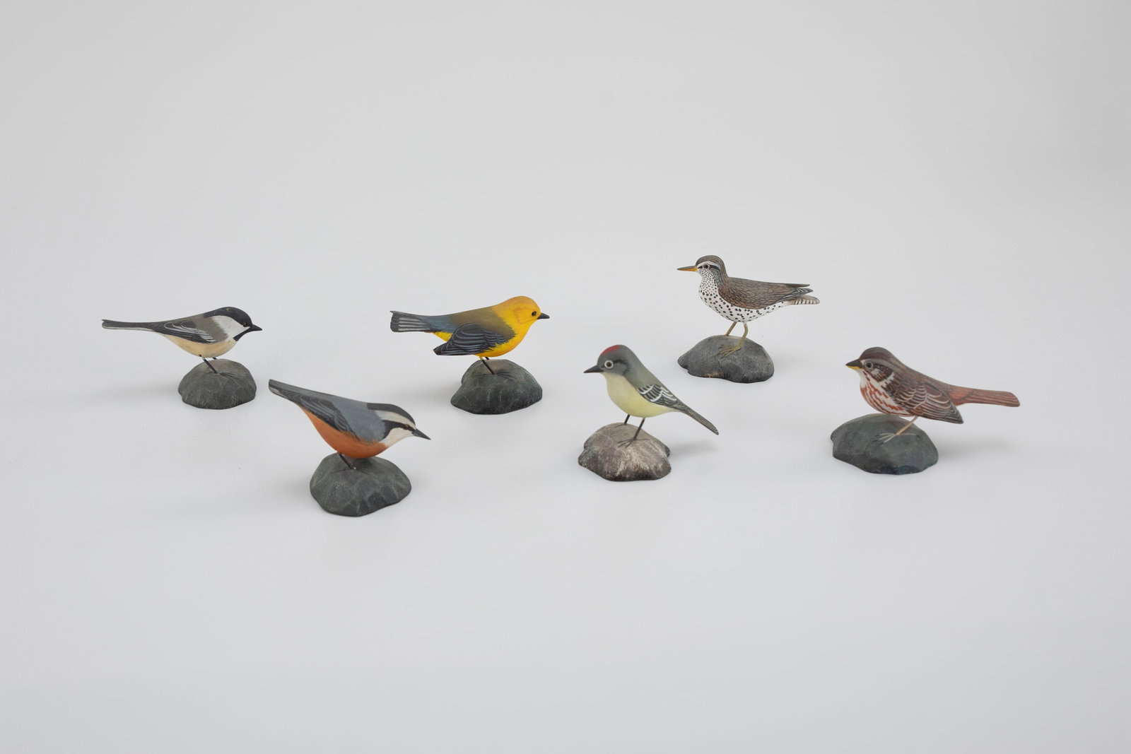 Six Miniature Birds by Jess Blackstone (1909-1988) (1 of 5)