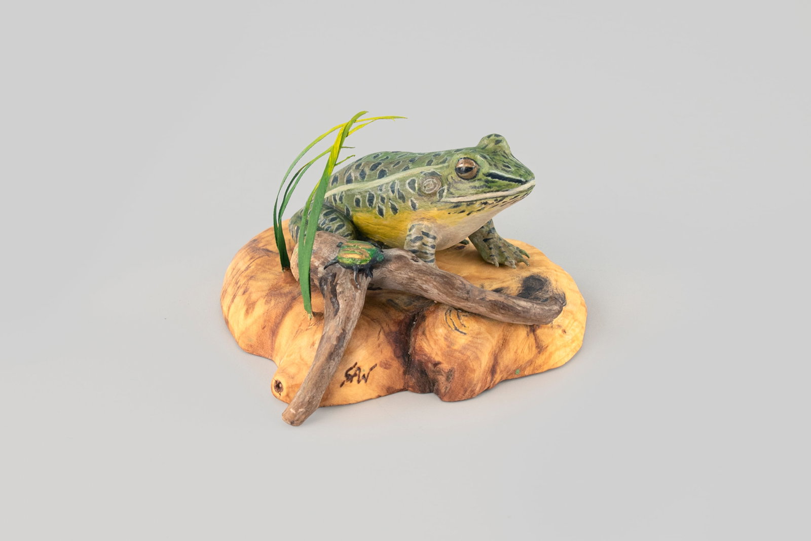 "Too Close For Comfort" Pickerel Frog by Steve Weaver (b. 1950) (1 of 5)