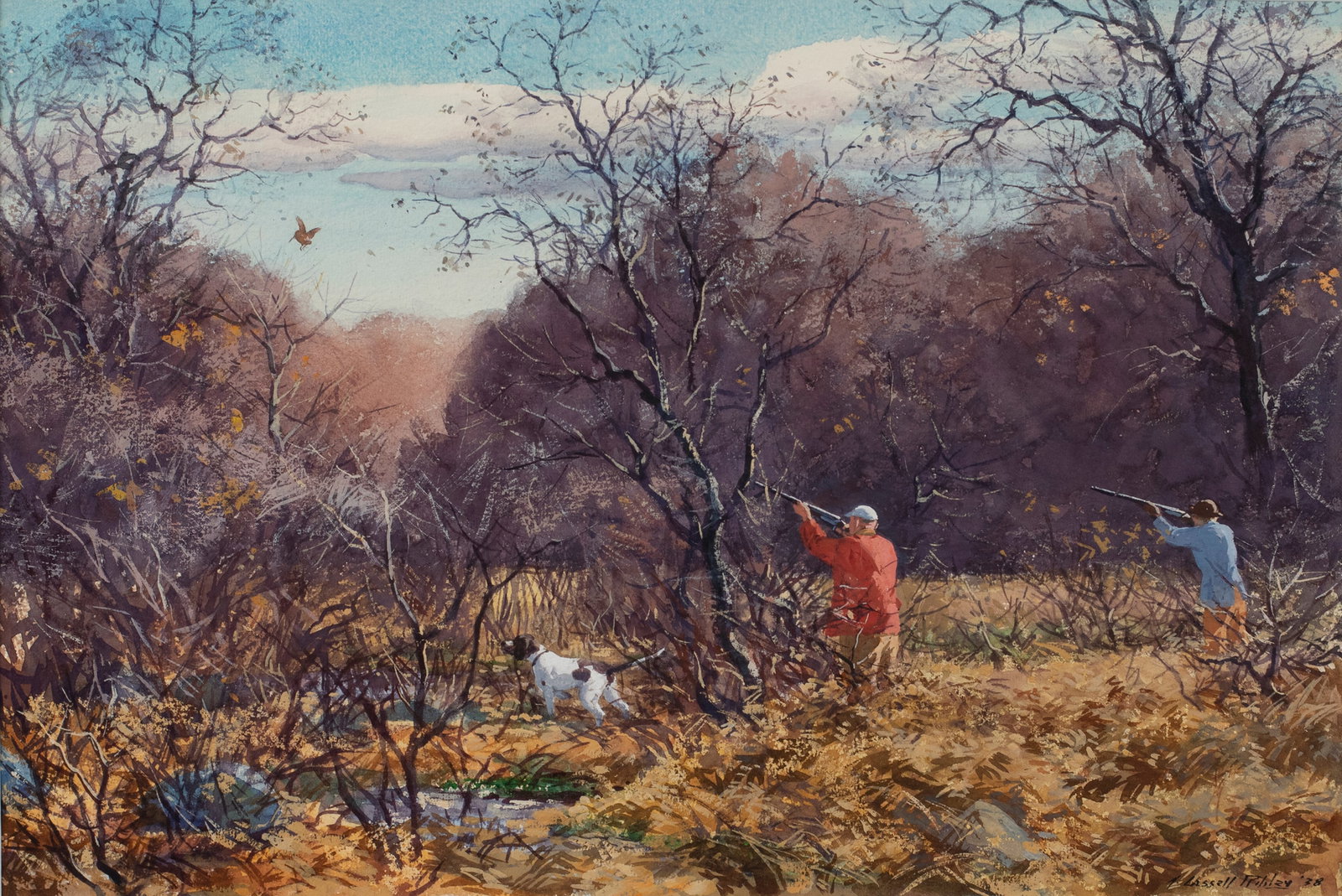 Aiden Lassell Ripley (1896-1969), Woodcock Shooting (1 of 3)