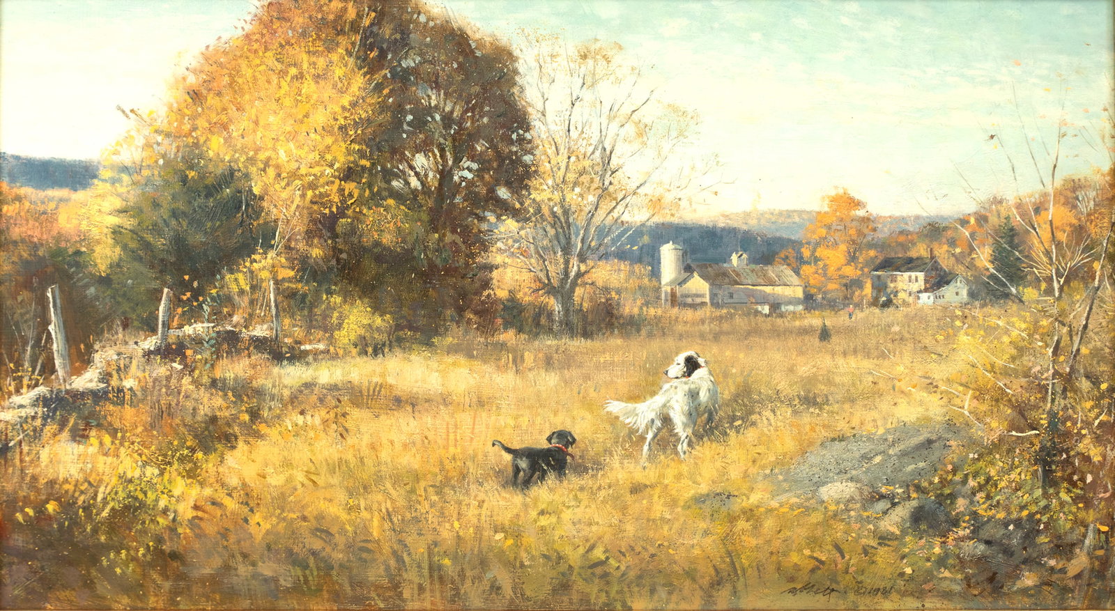 Robert K. Abbett (1926-2015), Bo and Duke (1 of 3)
