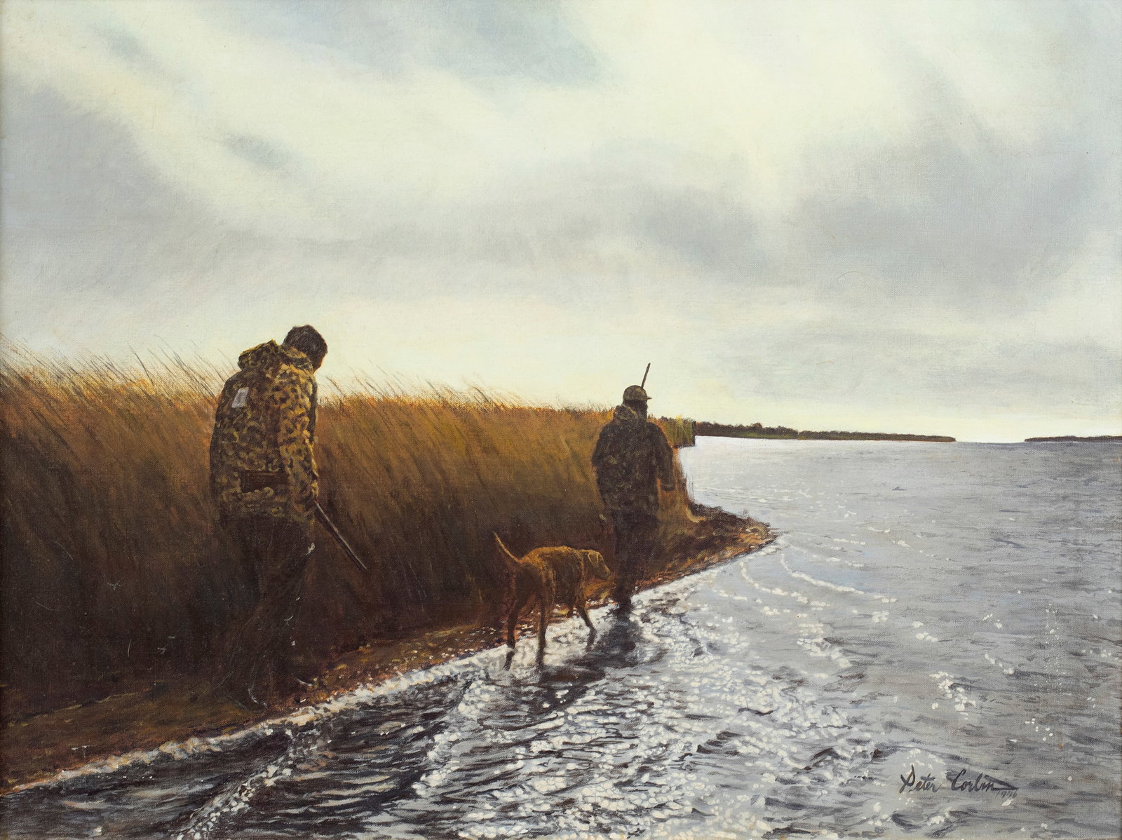 Peter Corbin (b. 1945), Great South Bay Hunting (1 of 3)