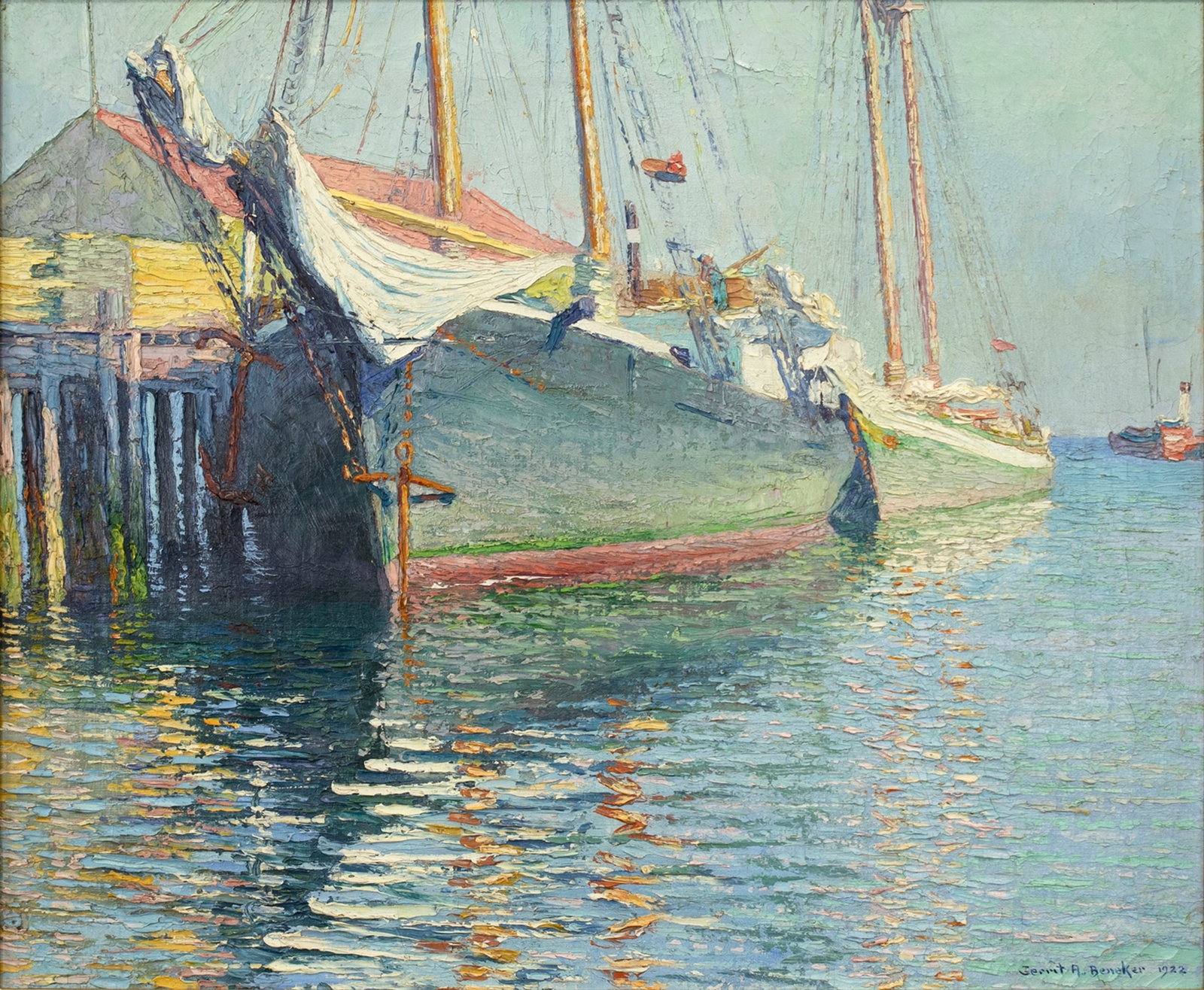 Gerrit A. Beneker (1882-1934), Lumber Schooners (1 of 3)