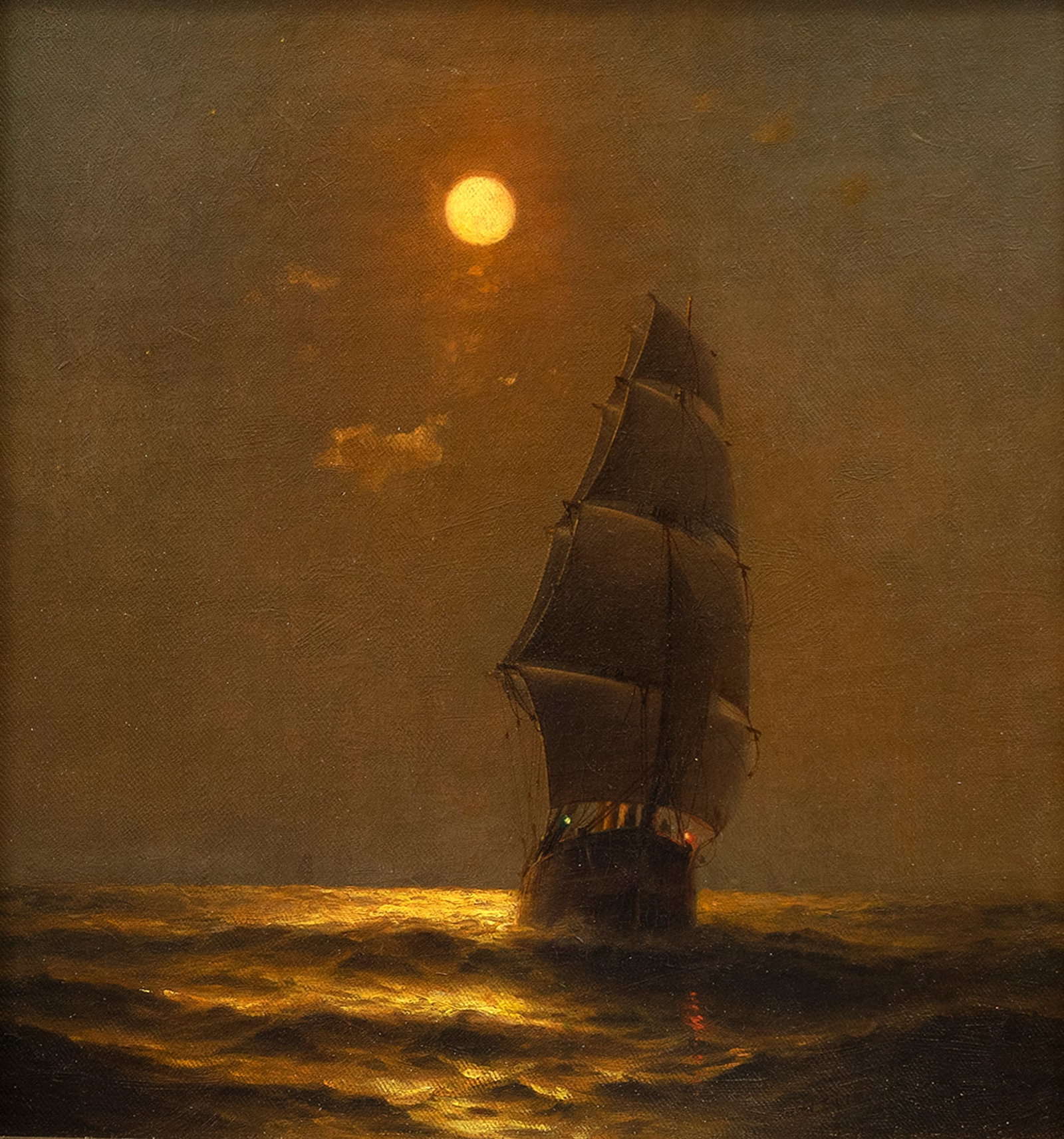 Warren W. Sheppard (1858-1937), Moonlight (1 of 3)