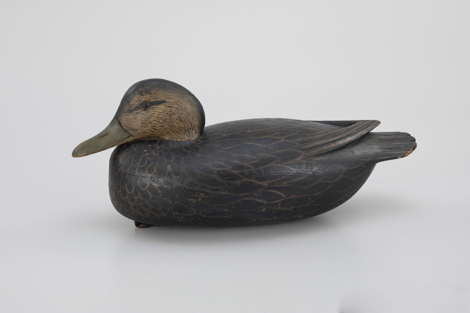 Tucked-Head Black Duck by Jess Heisler (1891-1943) (1 of 5)