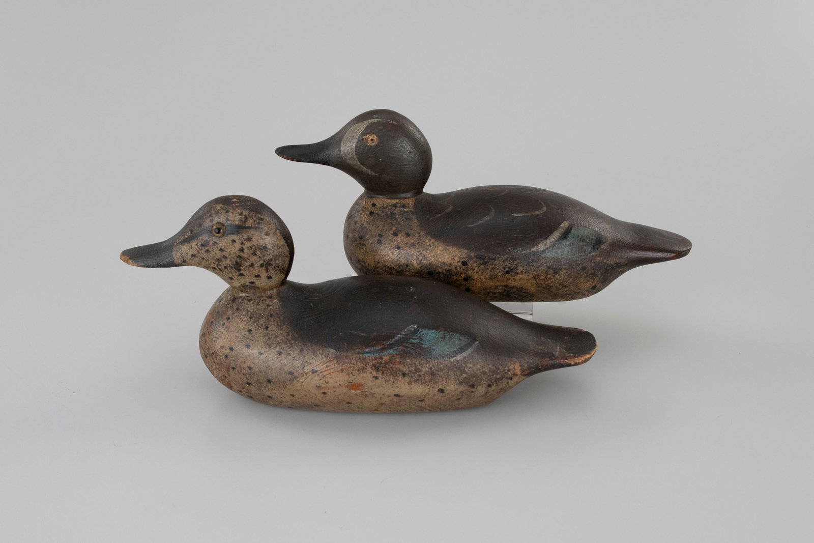 Blue-Winged Teal Pair by the Mason Decoy Factory (1896-1924) (1 of 5)