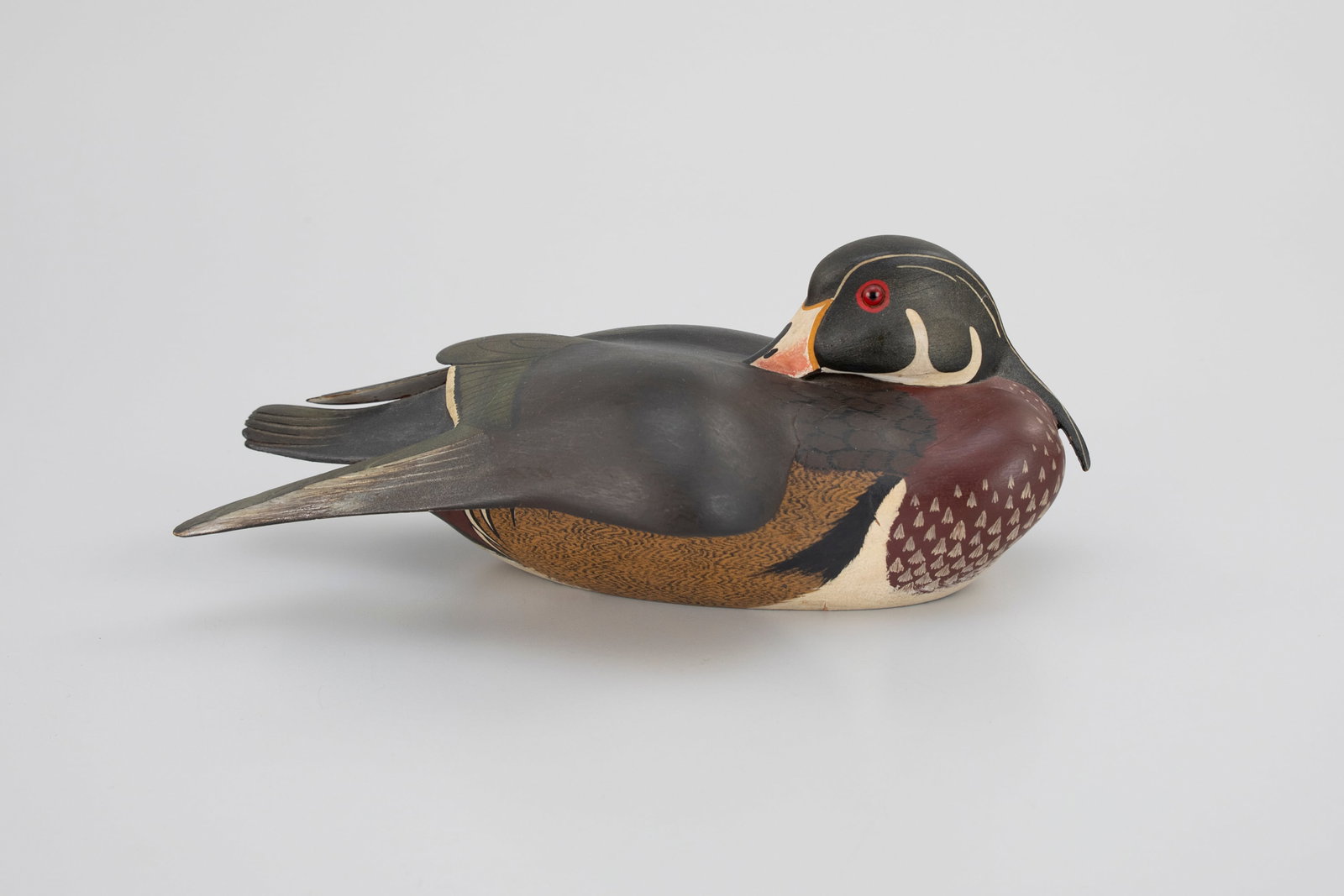 Preening Wood Duck by Jack Sweet (1928-2012) (1 of 5)