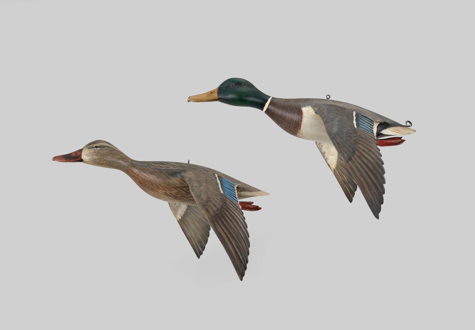 Flying Mallard Pair by Mike Borrett (b. 1960) (1 of 5)