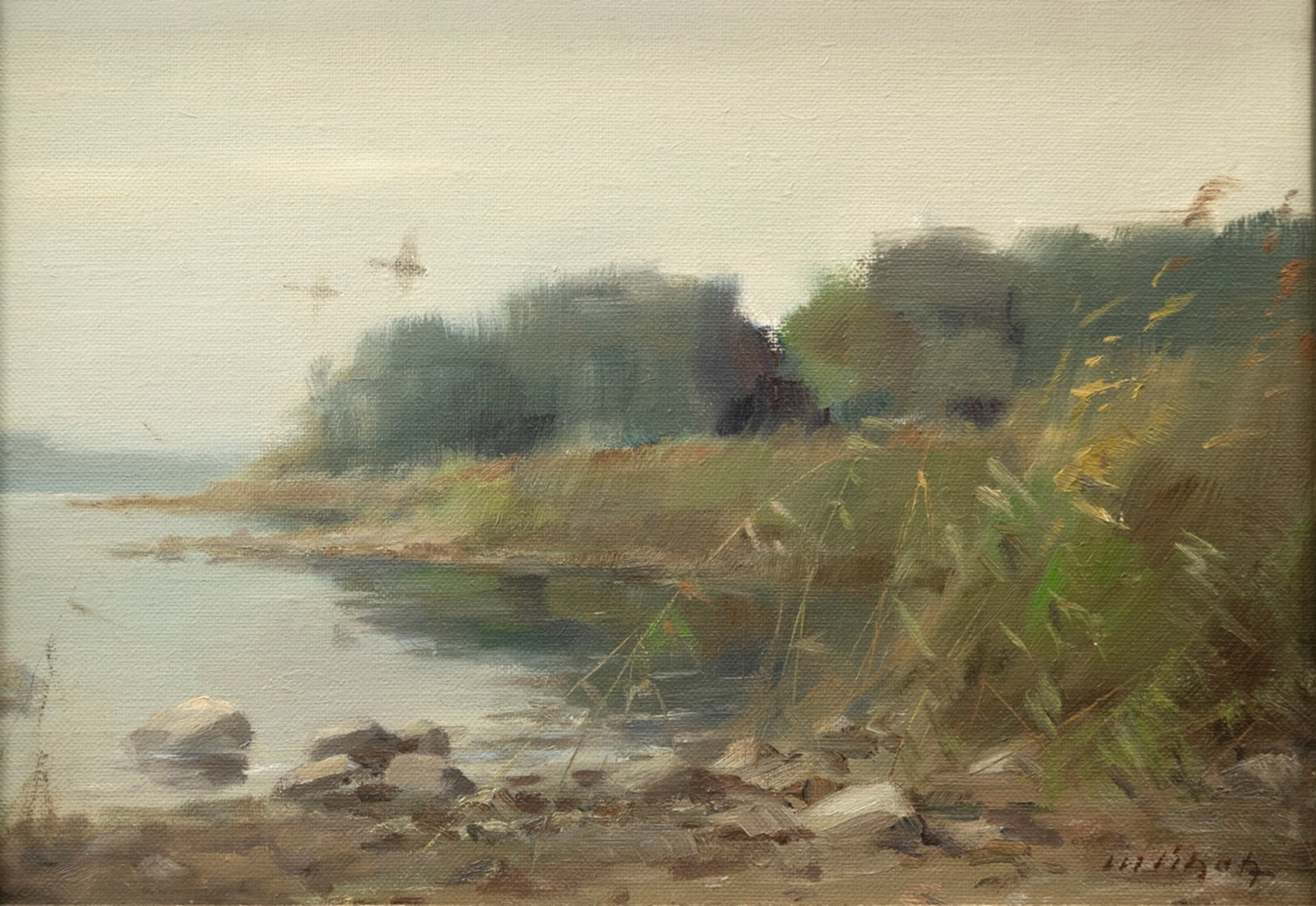 Manfred Schatz (German, 1925-2004), Water's Edge (1 of 3)