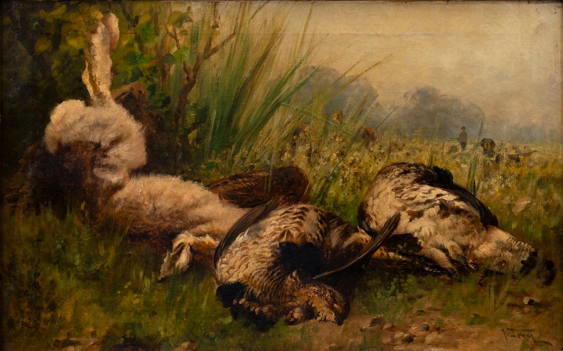 John Fery (1859-1934), A Successful Hunt (1 of 3)