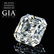 3.50 ct, Color F/VS1, Sq. Emerald cut Diamond